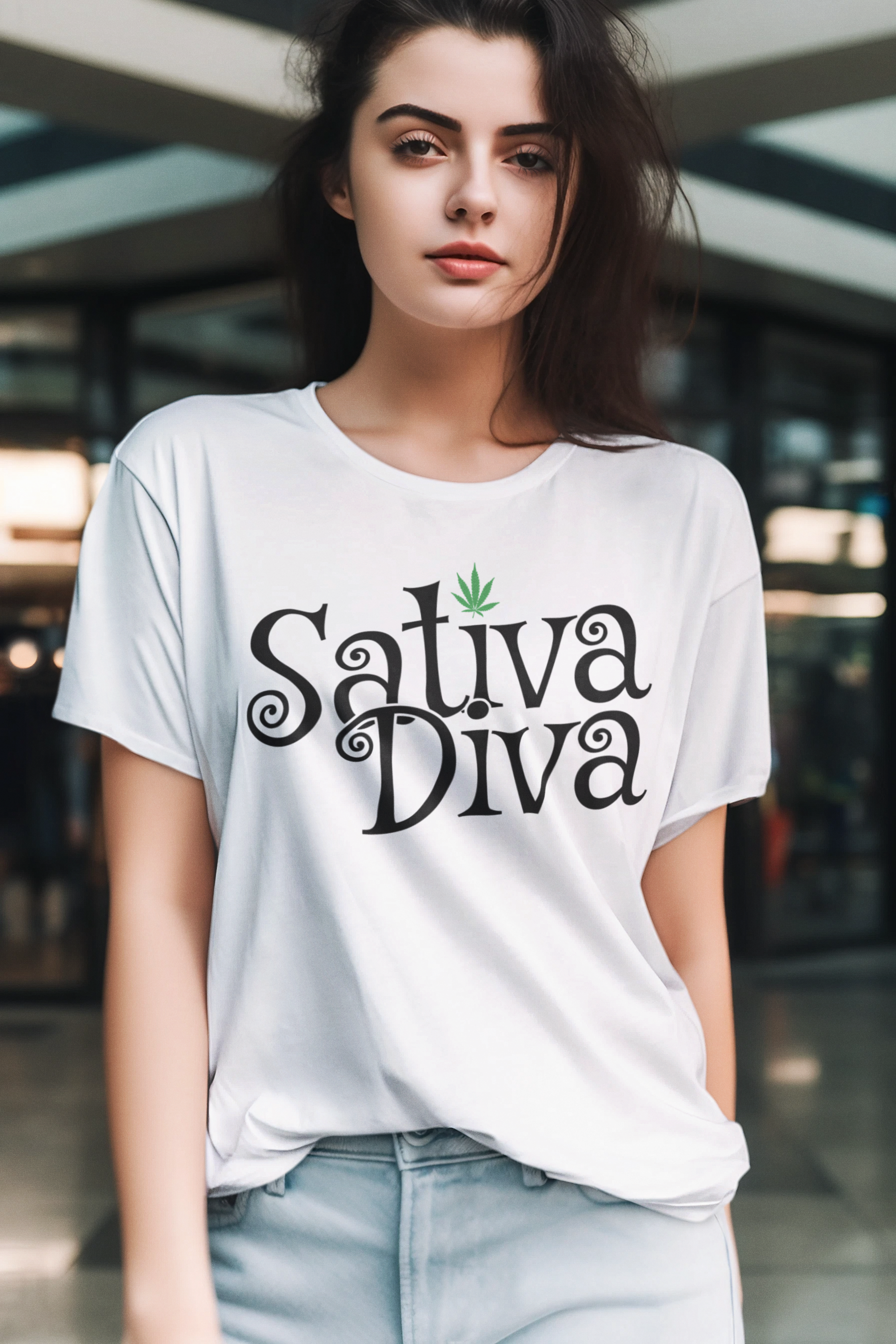 Sativa Diva Weed T-Shirt