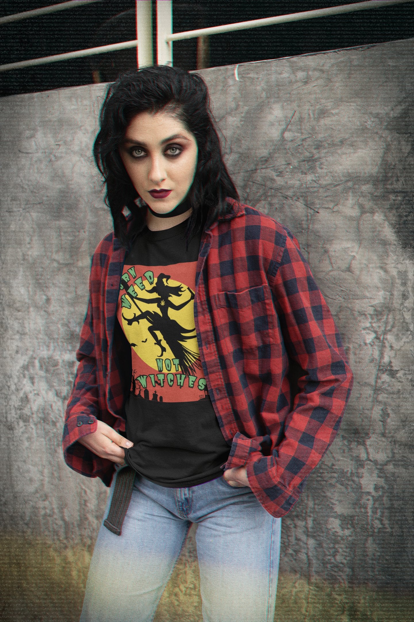 Burn Weed Not Witches Halloween T-Shirt | Magic Leaf Tees