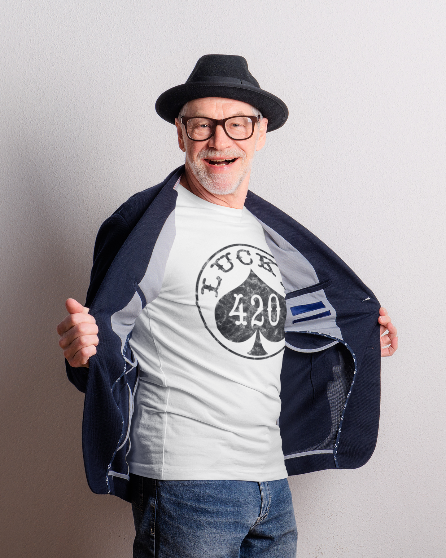 Lucky 420 Casino Poker Chip Weed T-Shirt | Magic Leaf Tees