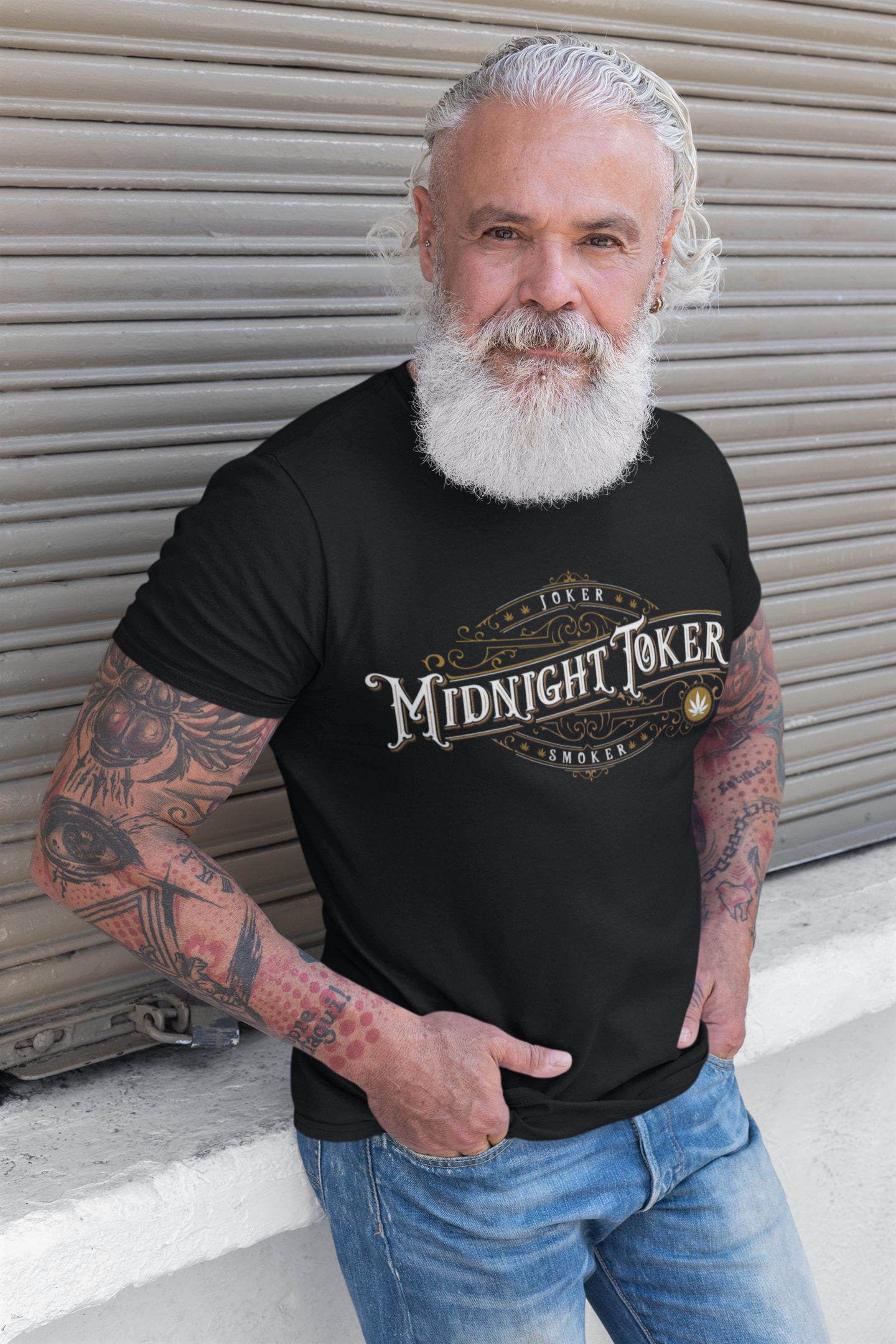 vintage style Joker smoker midnight toker t-shirt