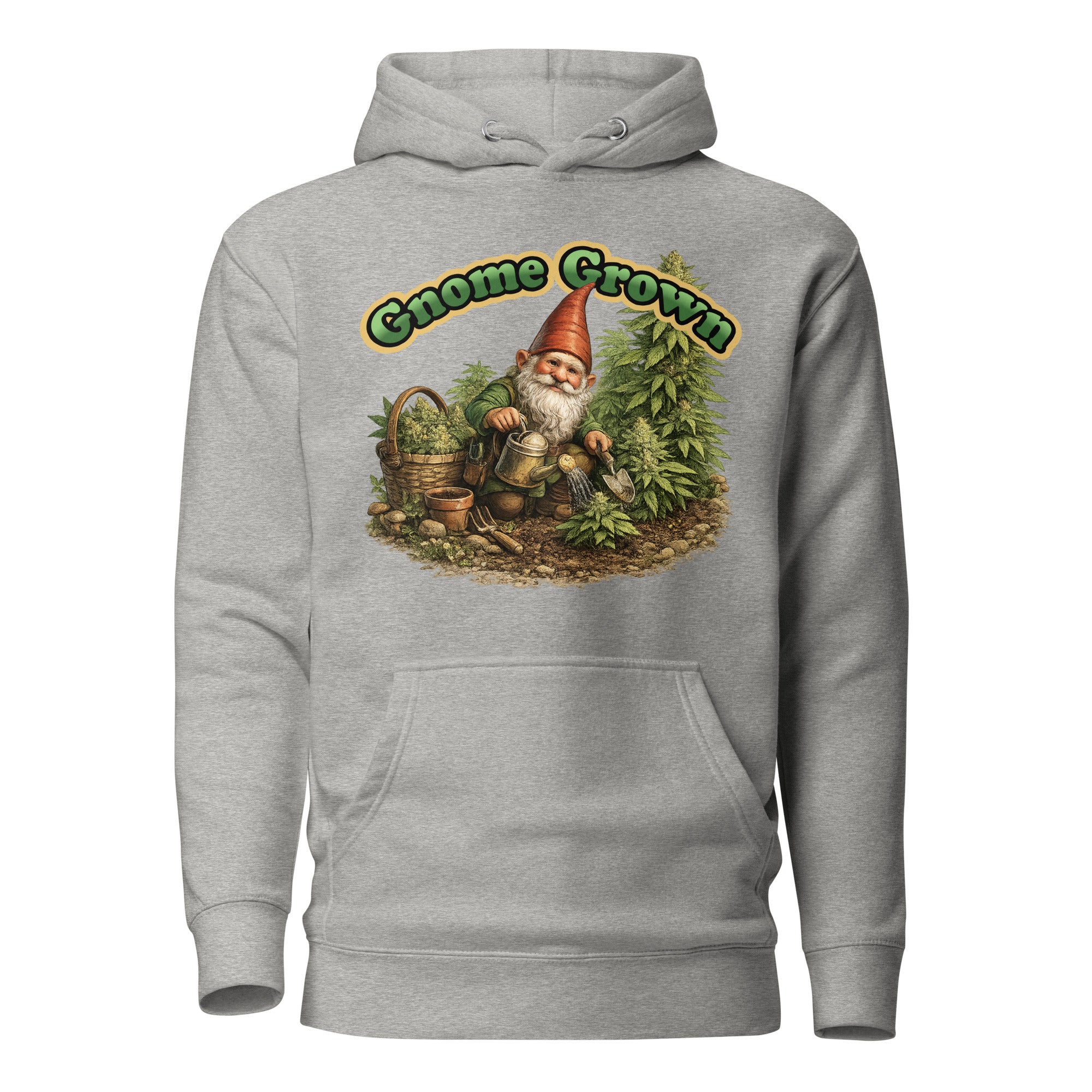Gnome Grown Weed Hoodie – Funny Cannabis Garden Gnome Shirt | Magic Leaf Tees
