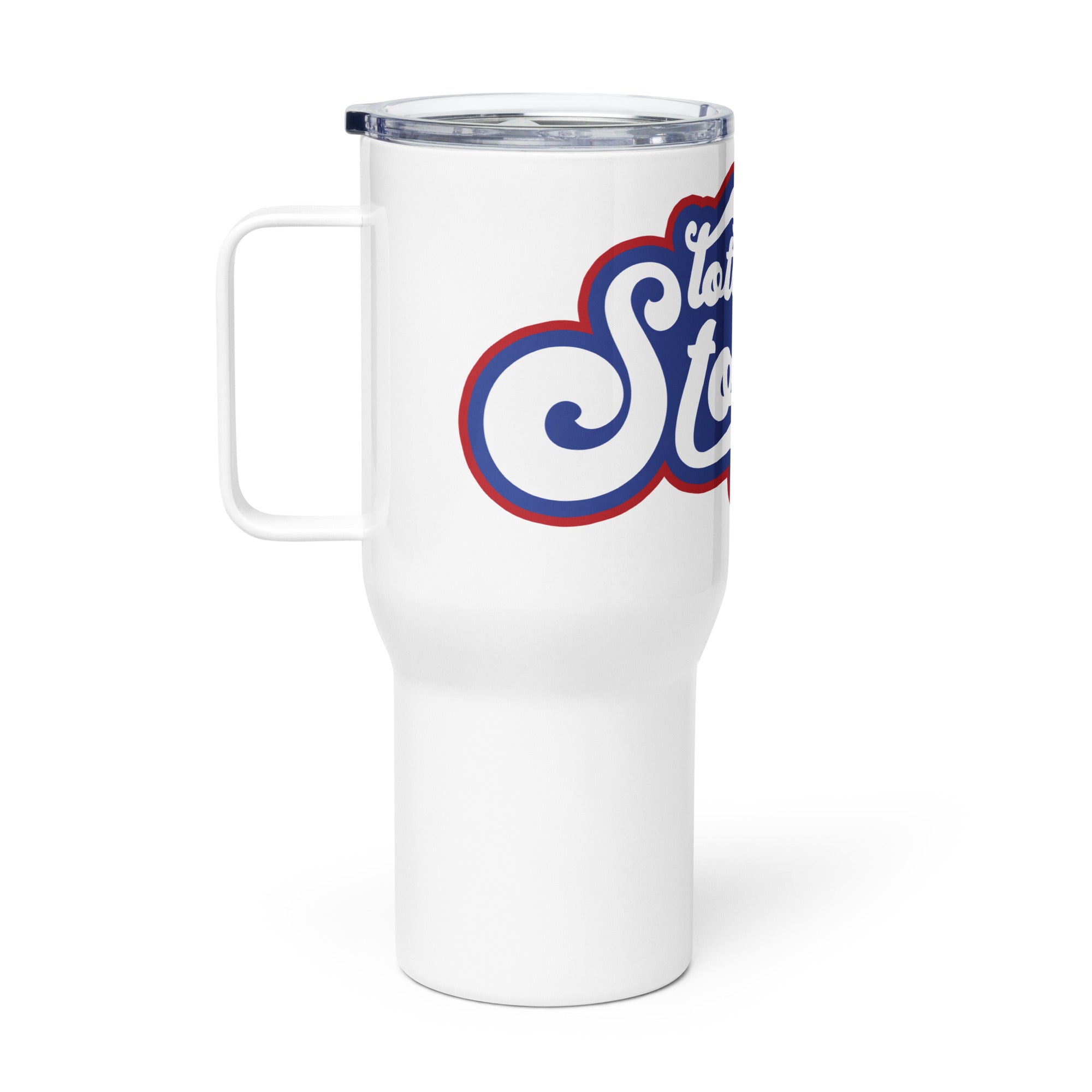Totally Stoned Retro-Style Cannabis Travel Mug - Vintage Weed Drinkware for Trendsetters | Magic Leaf Tees