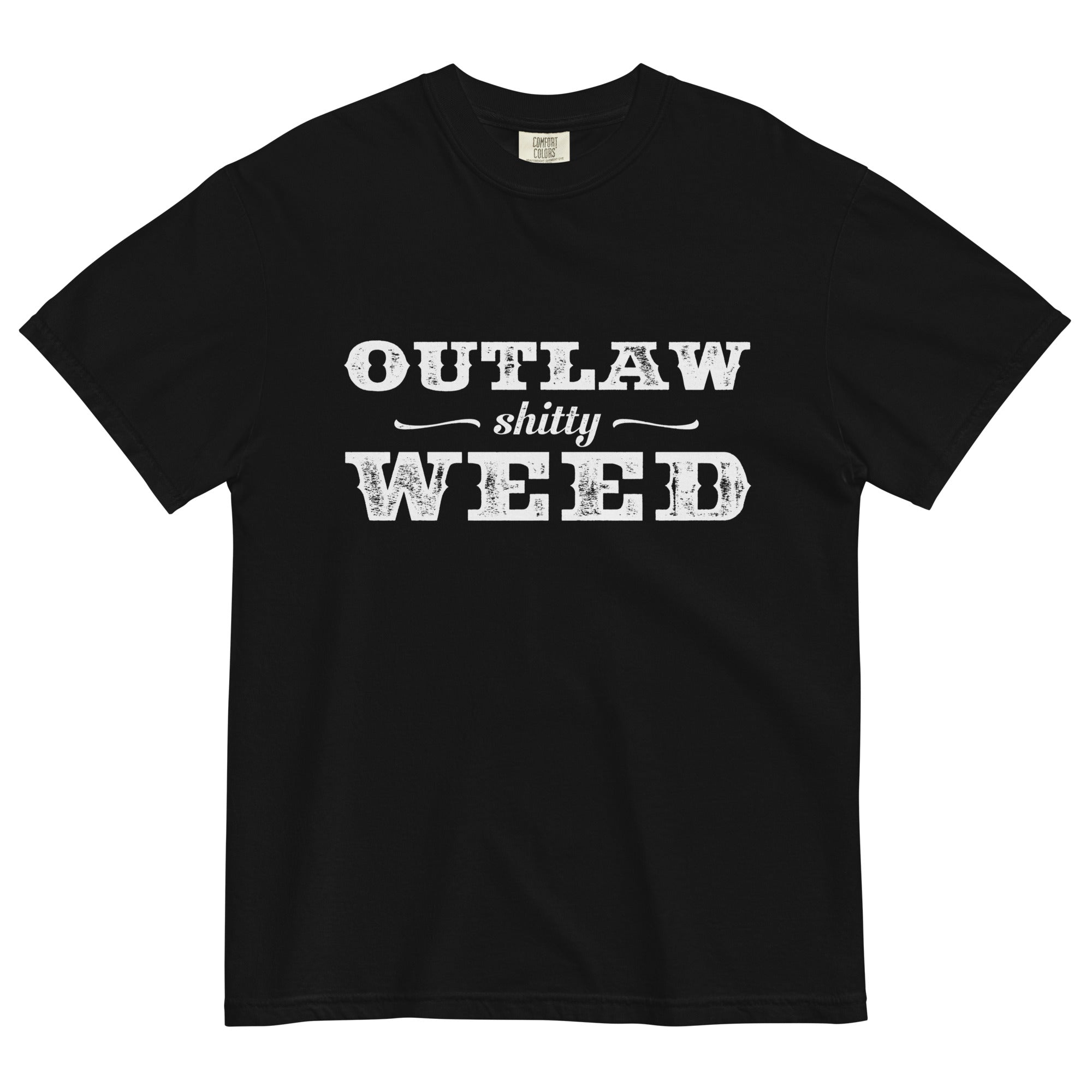 Highly Illegal: Outlaw Shitty Weed T-Shirt - Hilariously Bold Cannabis Apparel! | Magic Leaf Tees