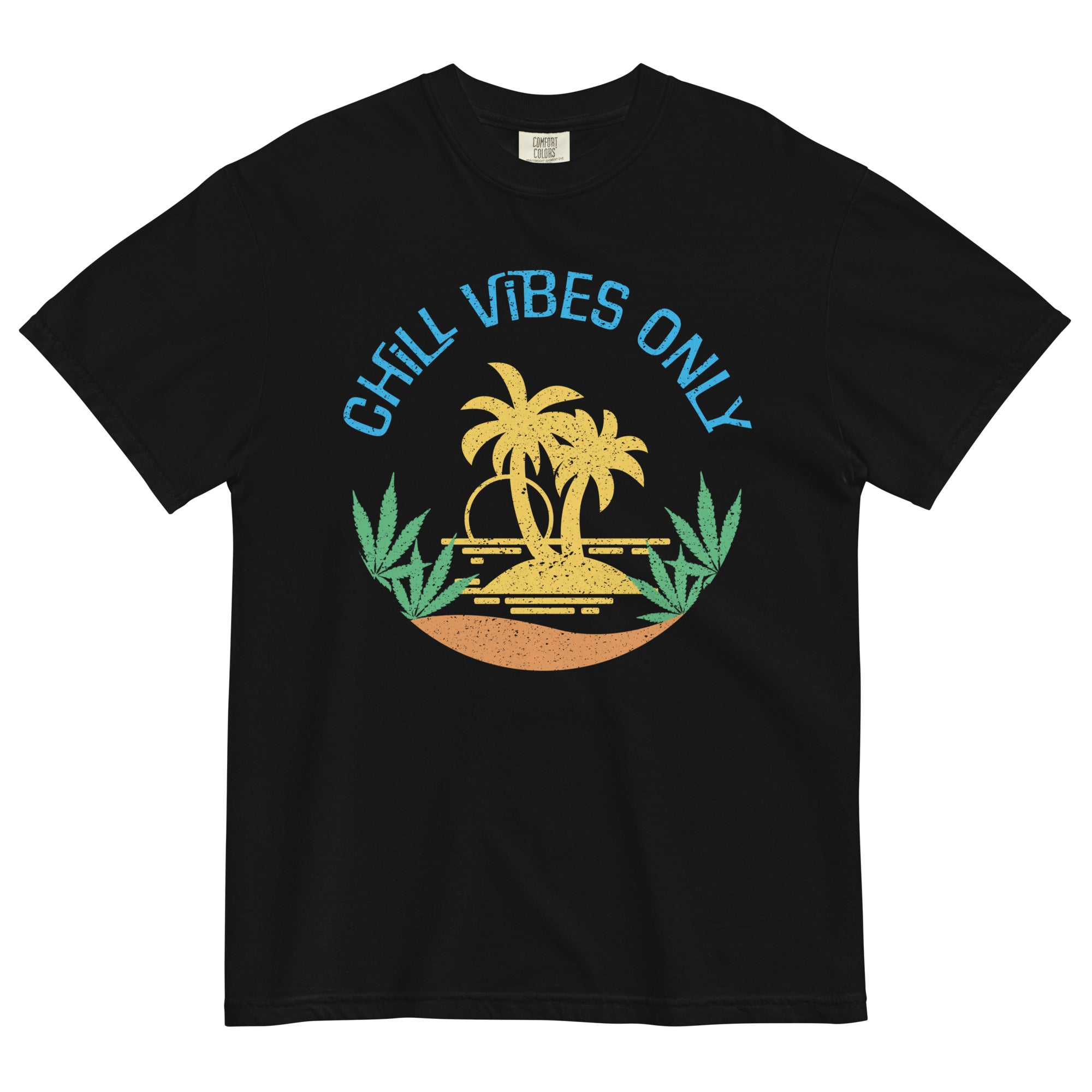 Chill Vibes Only: Beach-Inspired Weed Tee for Laid-Back Style!