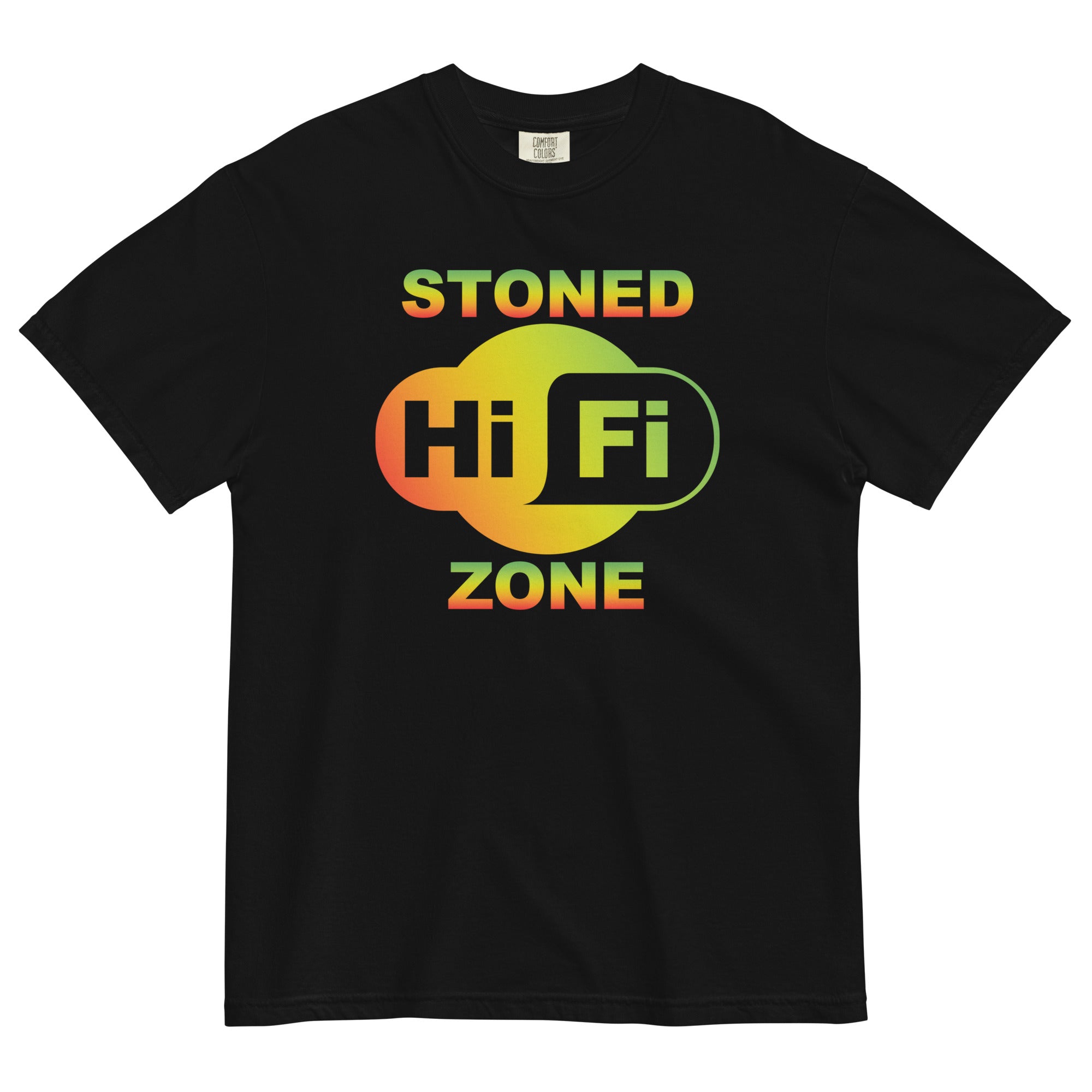 Hi Fi Stoned Zone T-Shirt - Trendy Cannabis Apparel for Laid Back Stoners | Magic Leaf Tees