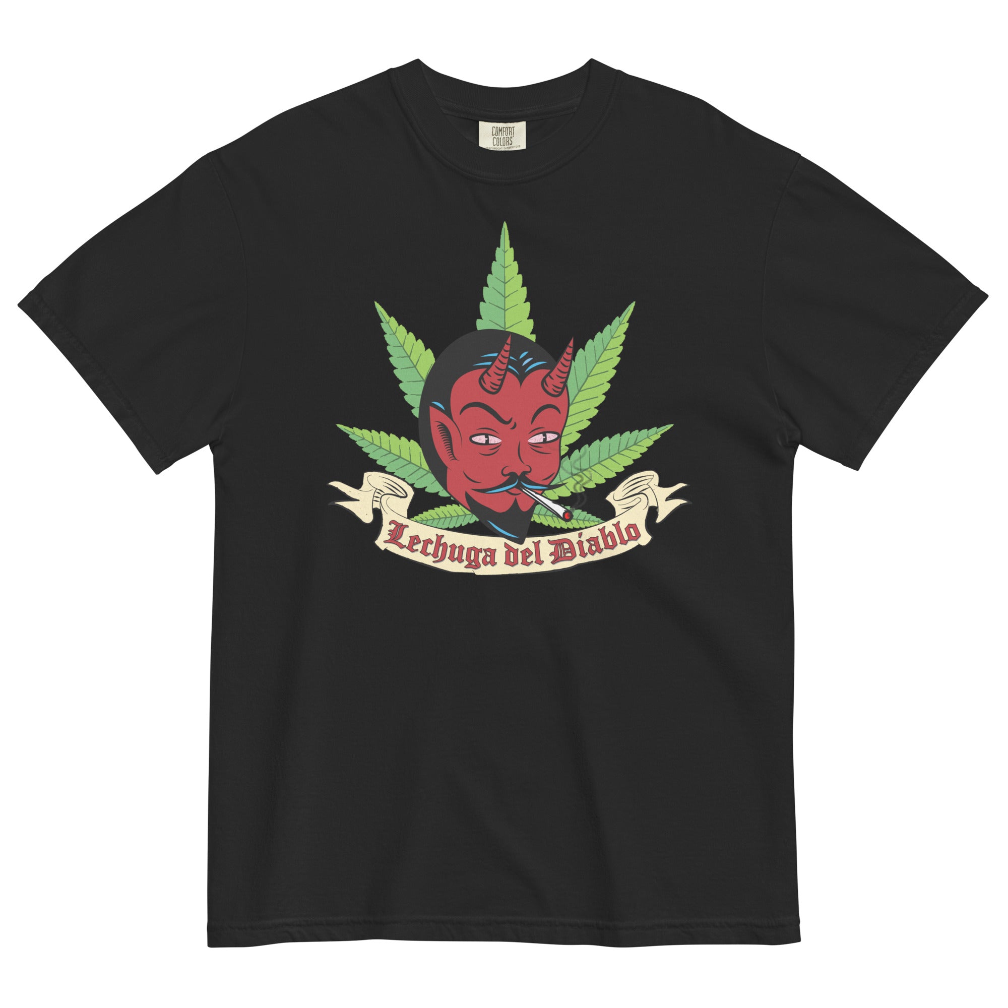 "Lechuga del Diablo" Pot-Smoking Devil Weed T-Shirt – Magic Leaf Tees