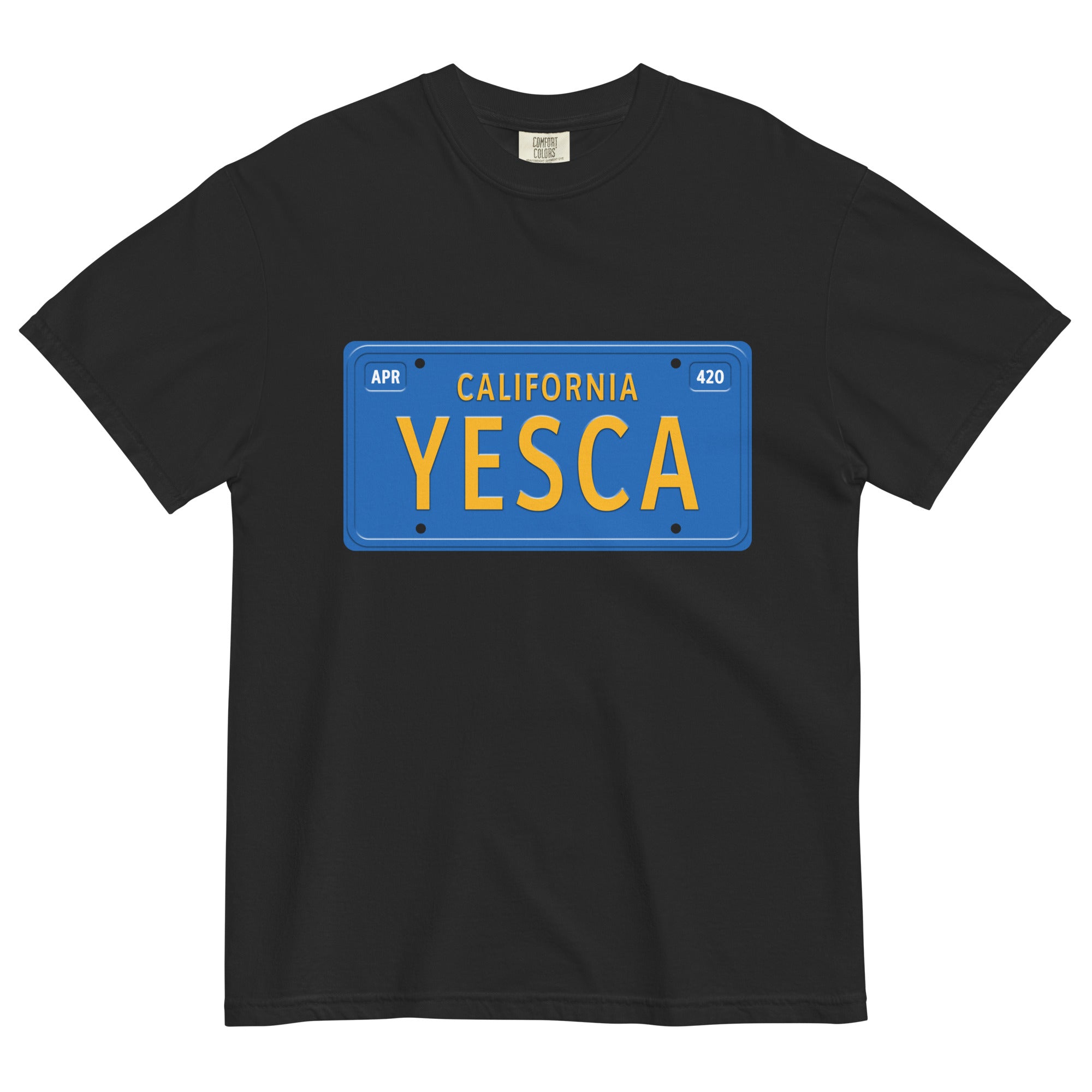"Yesca" California License Plate Weed T-Shirt – Magic Leaf Tees