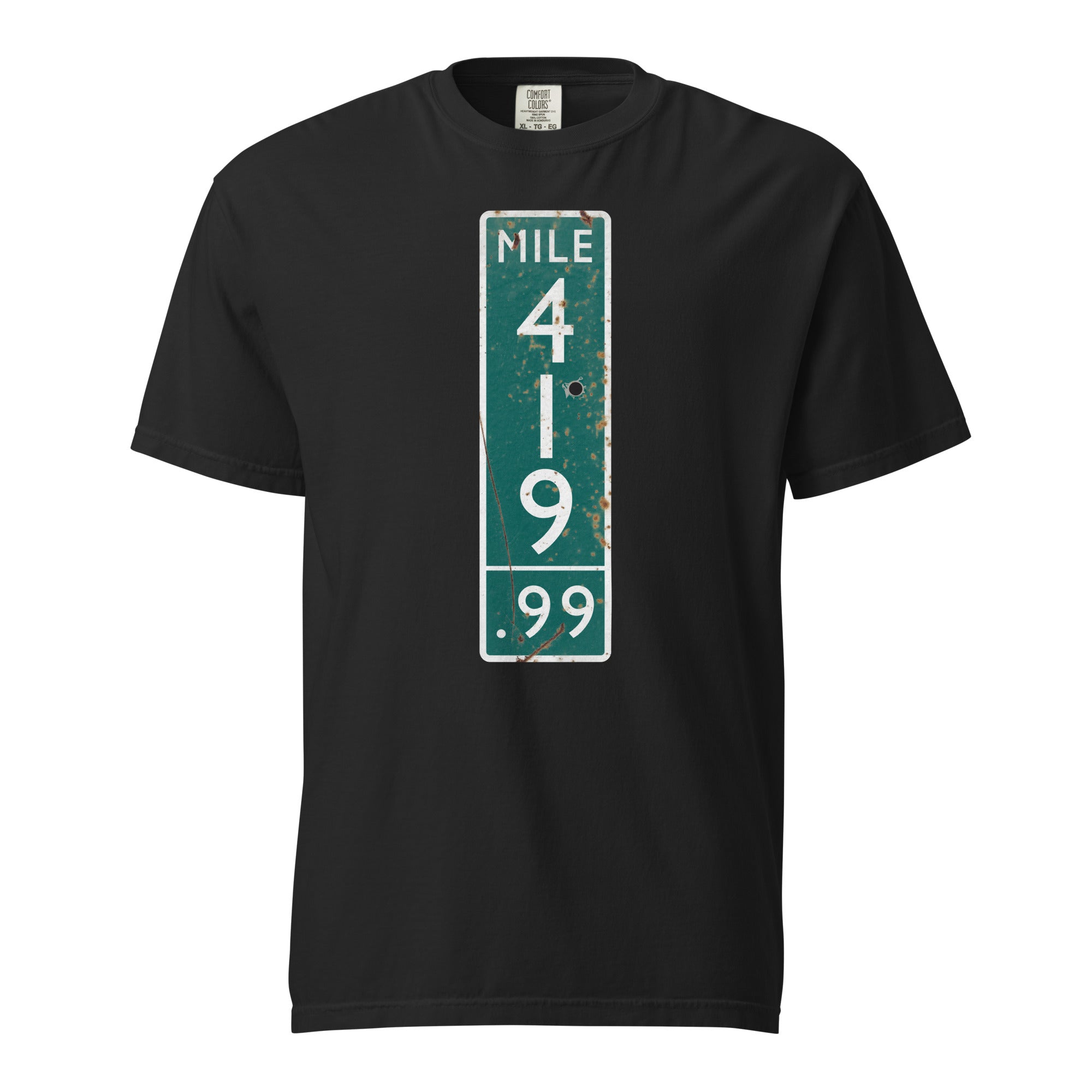 Colorado Mile Marker 419.99 Weed Shirt | Funny 420 Highway Sign Graphic Tee | Magic Leaf Tees