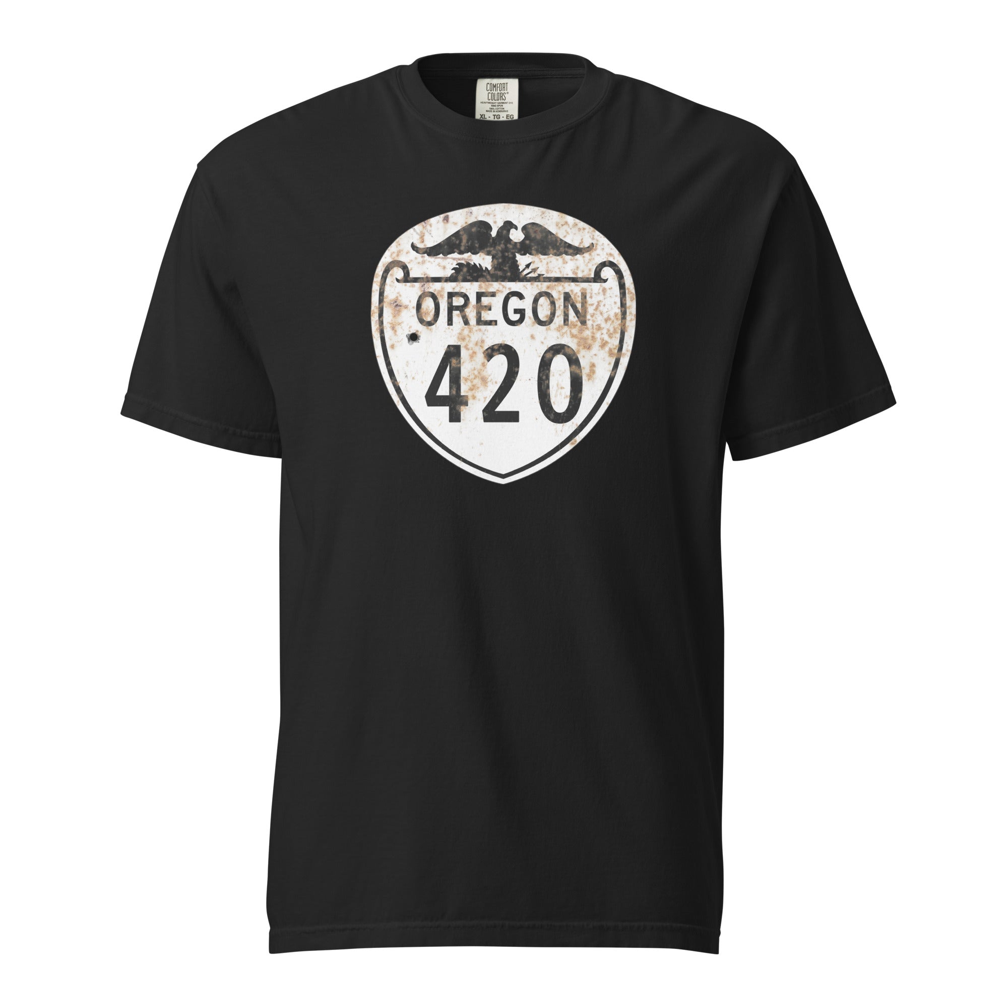 Oregon 420 Highway Sign Weed Shirt | Oregon Cannabis Graphic Tee | Magic Leaf Tees