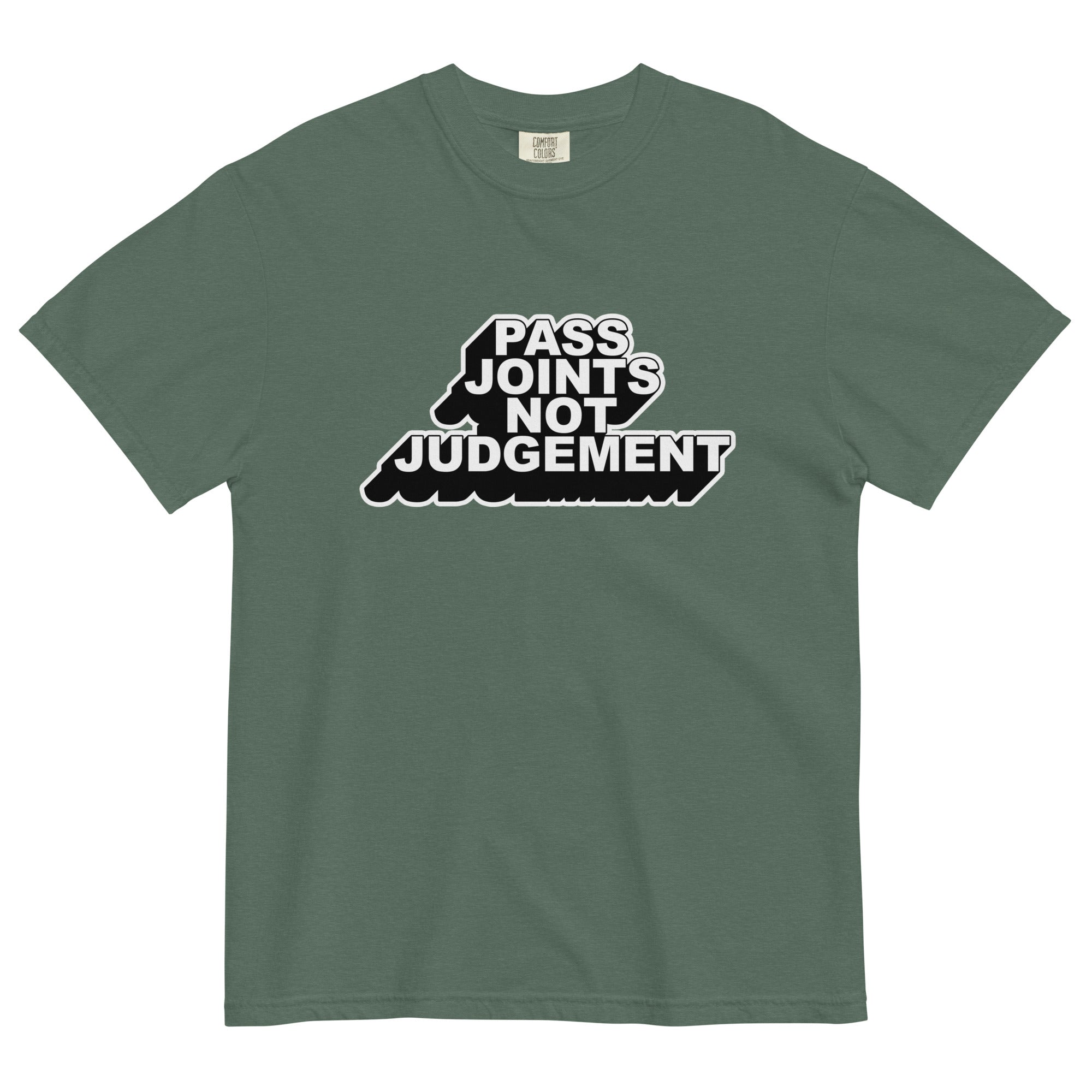 Pass Joints Not Judgement T-Shirt - Cannabis Apparel for Weed Smokers | Magic Leaf Tees
