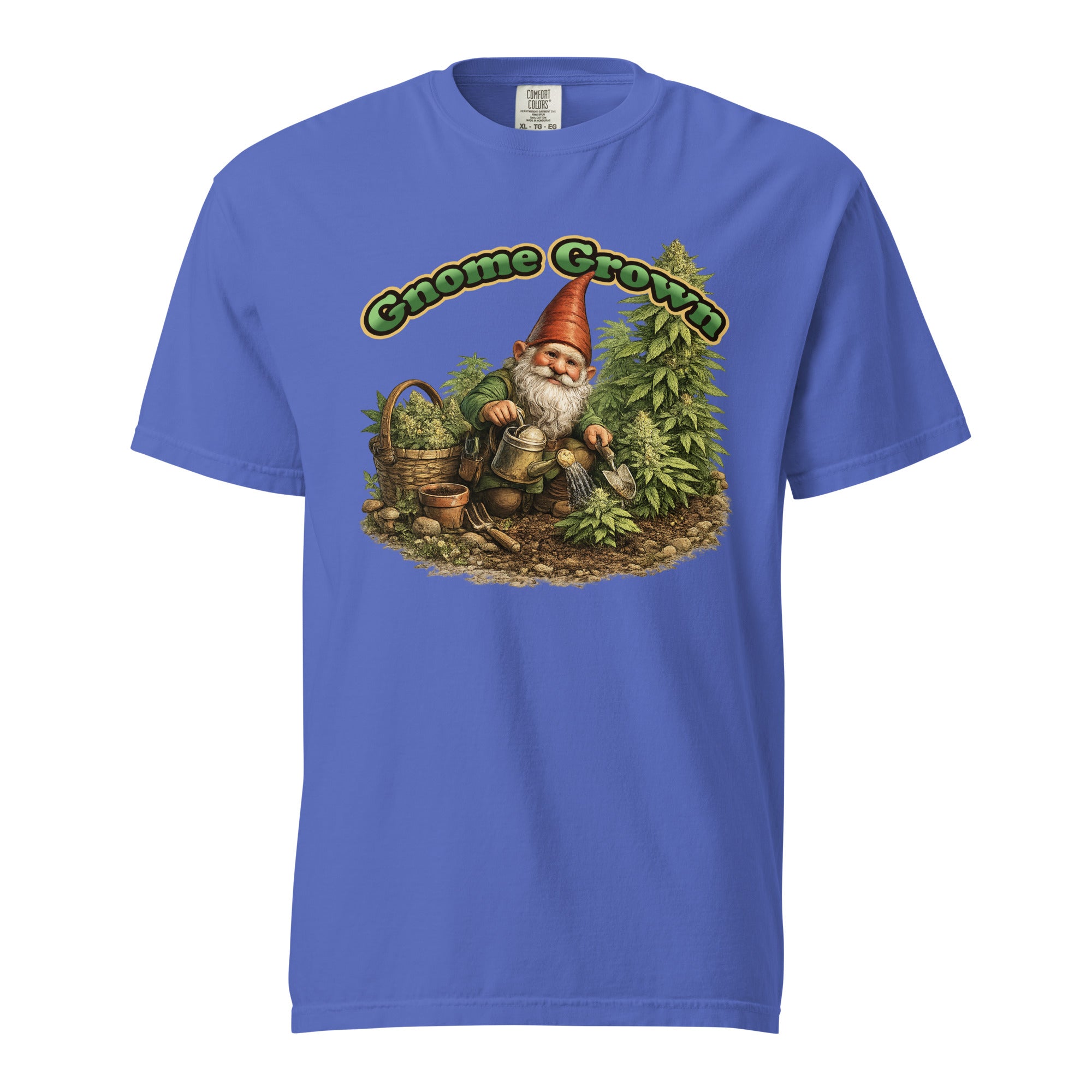 Gnome Grown Weed T-Shirt – Funny Cannabis Garden Gnome Shirt | Magic Leaf Tees