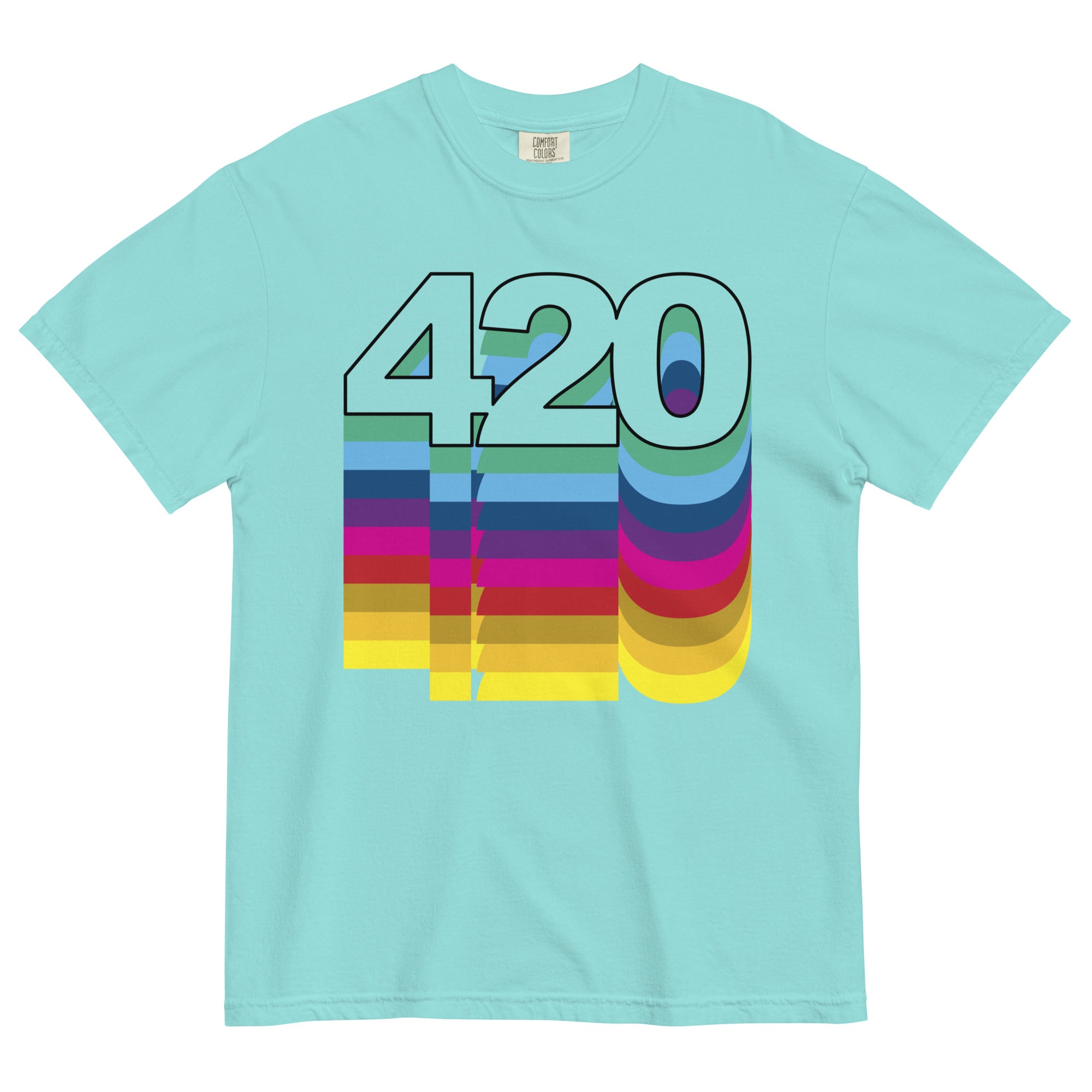 420 Pop Art Tee | Colorful Cannabis Shirt | Vibrant Weed Fashion | Magic leaf Tees