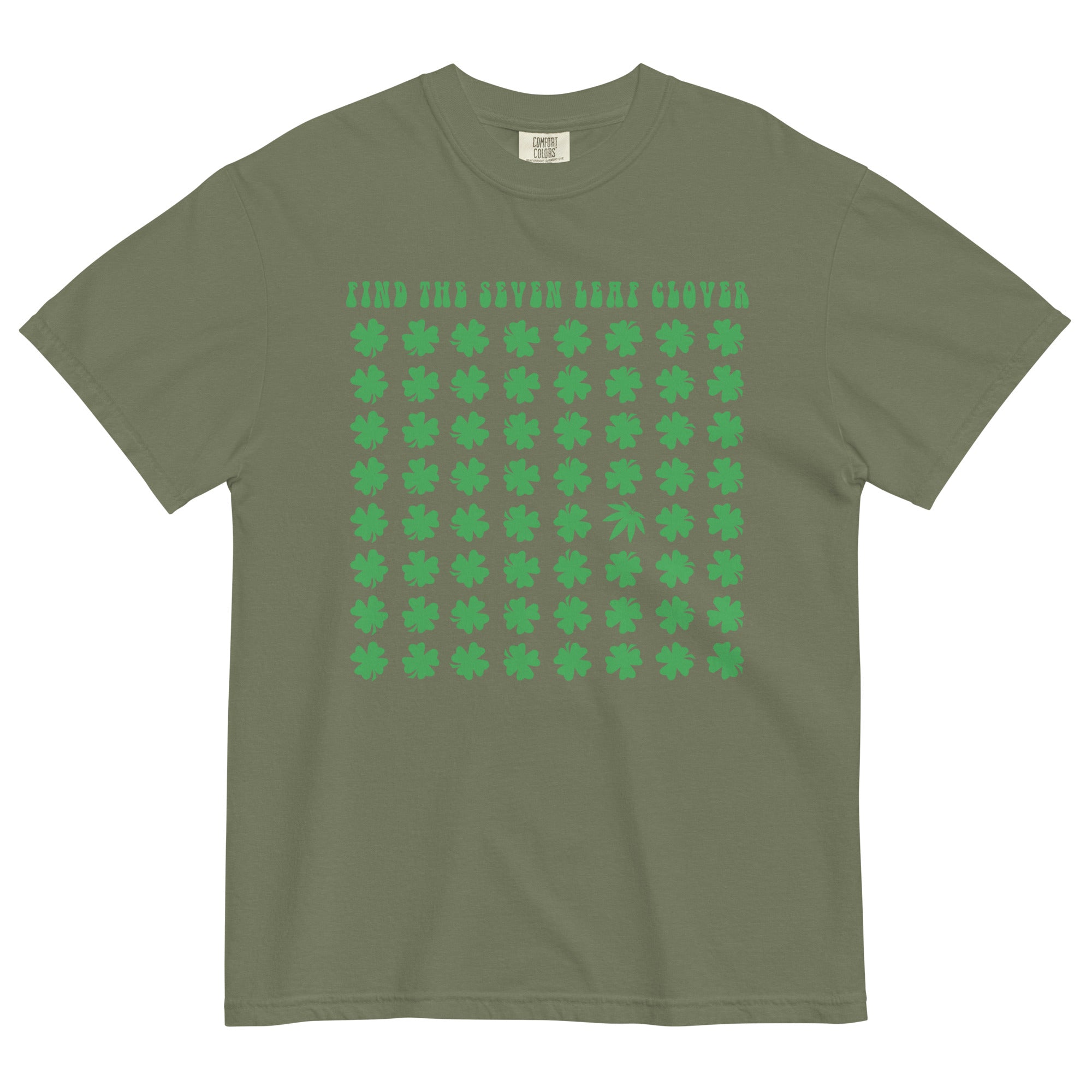 High Times and Seven Leaf Clovers Tee | Funny St. Patrick's Day Weed Shirt | Cannabis Luck Humor | Magic Leaf Tees