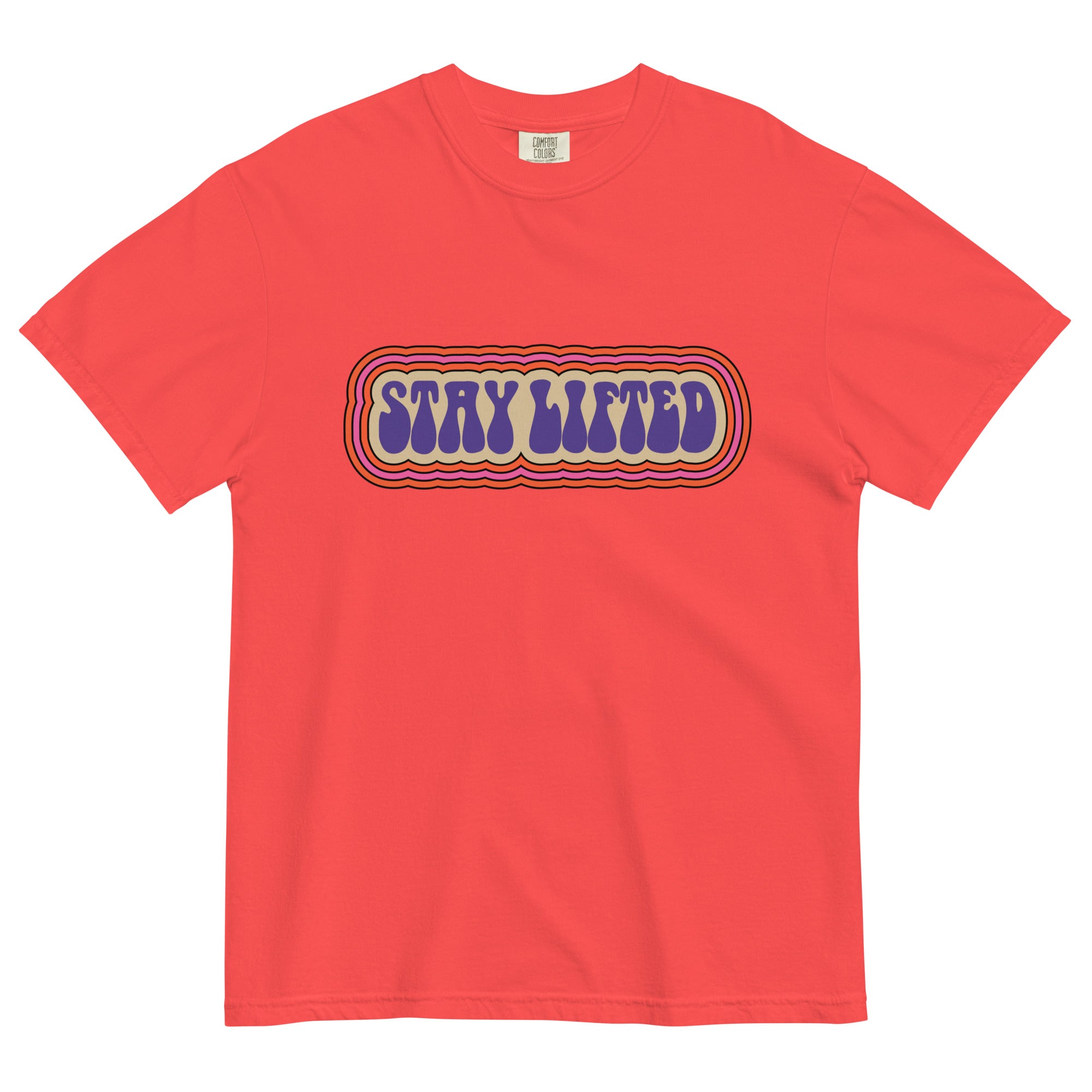 Retro "Stay Lifted" Weed T-Shirt | Exclusive Magic Leaf Tees Collection