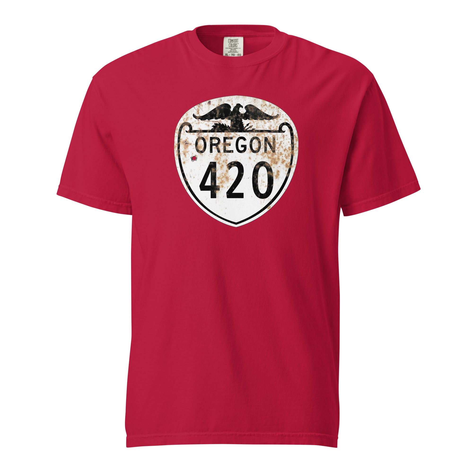 Oregon 420 Highway Sign Weed Shirt | Oregon Cannabis Graphic Tee | Magic Leaf Tees
