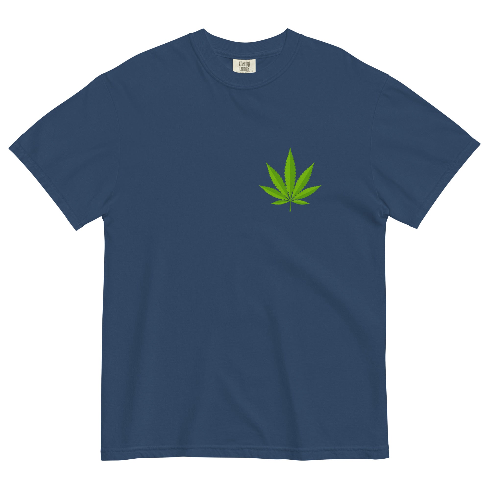 Two-Tone Pot Leaf T-Shirt: Stylish Cannabis Apparel | Magic Leaf Tees