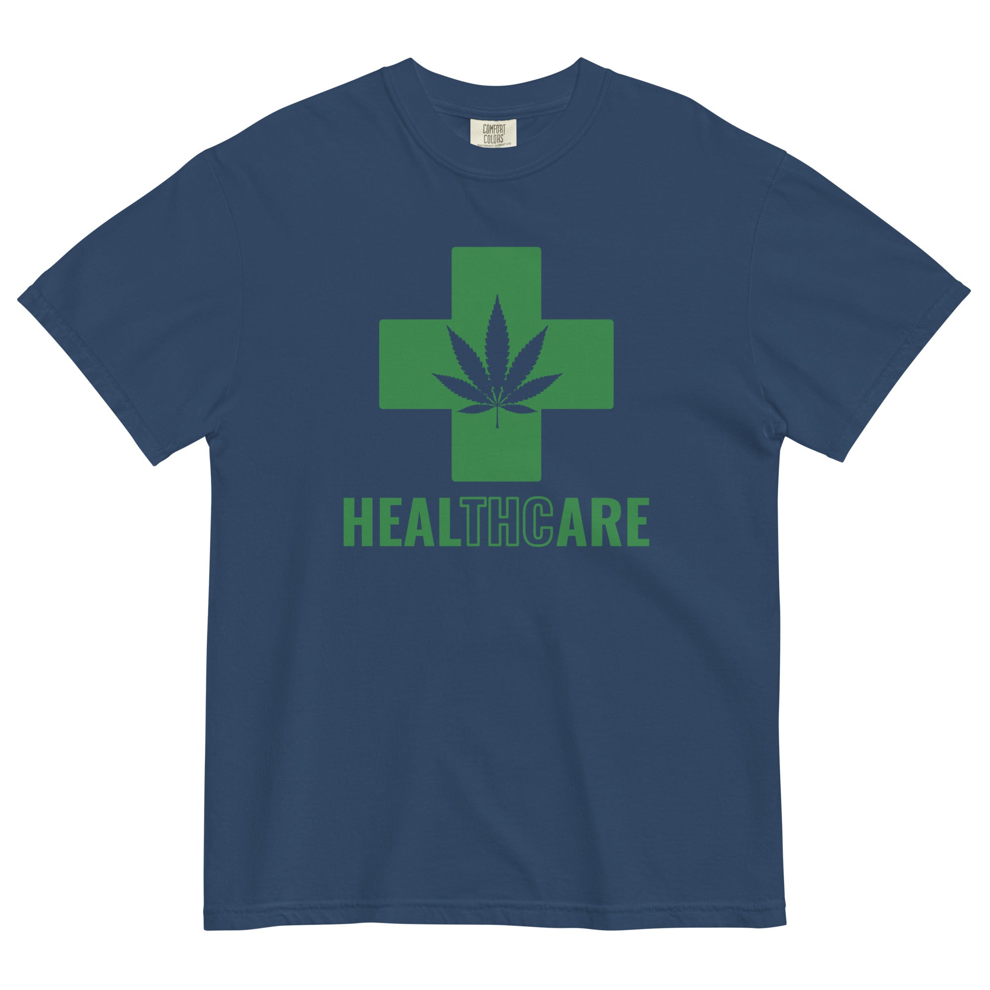 THC Healthcare T-Shirt - Green Cross Design | Cannabis Culture Tee | Magic Leaf Tees