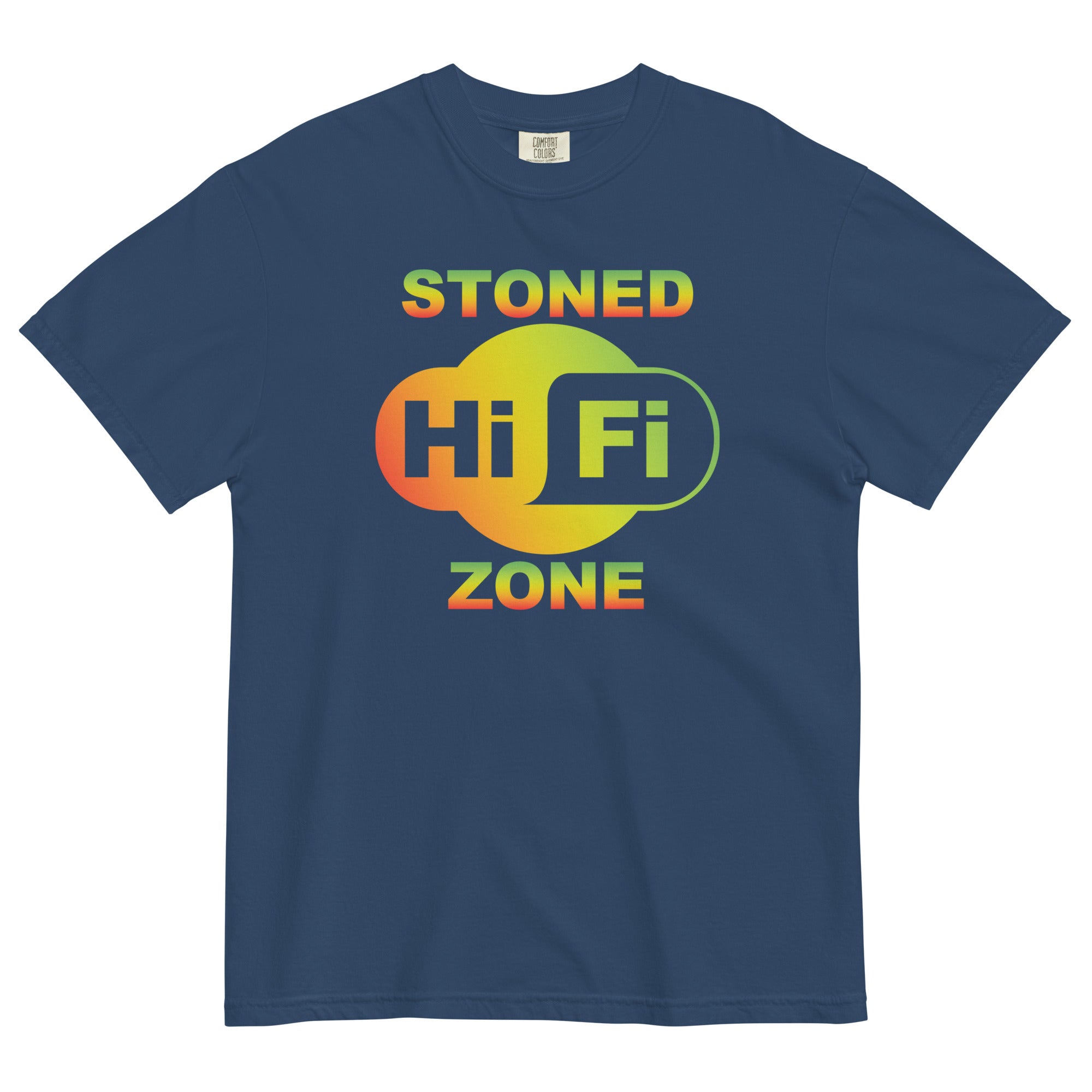 Hi Fi Stoned Zone T-Shirt - Trendy Cannabis Apparel for Laid Back Stoners | Magic Leaf Tees
