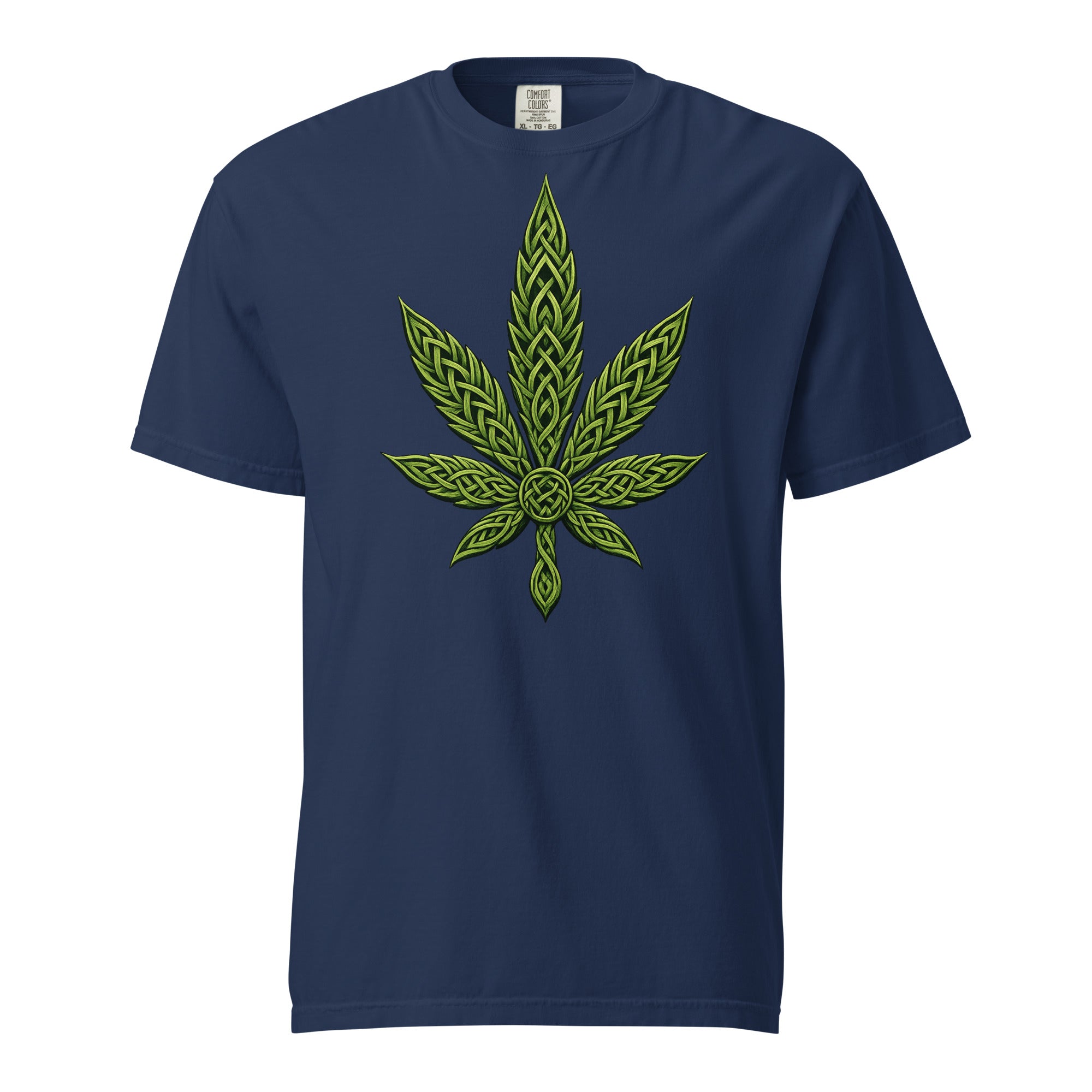 Celtic Knot Cannabis Leaf T-Shirt – Intricate Weed Leaf Graphic Tee | Magic Leaf Tees