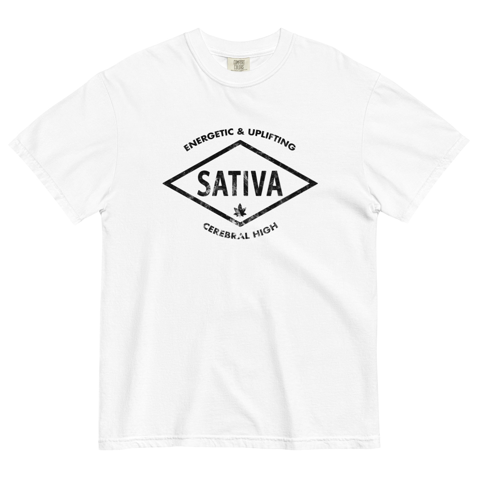 Vintage "Sativa" T-Shirt - Premium Weed Niche Apparel | Magic Leaf Tees
