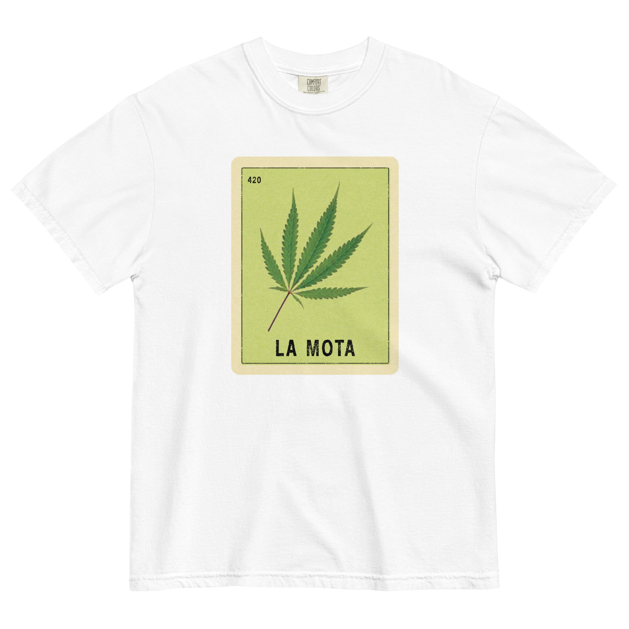 "La Mota" Funny Mexican Lotería Marijuana T-Shirt – Magic Leaf Tees