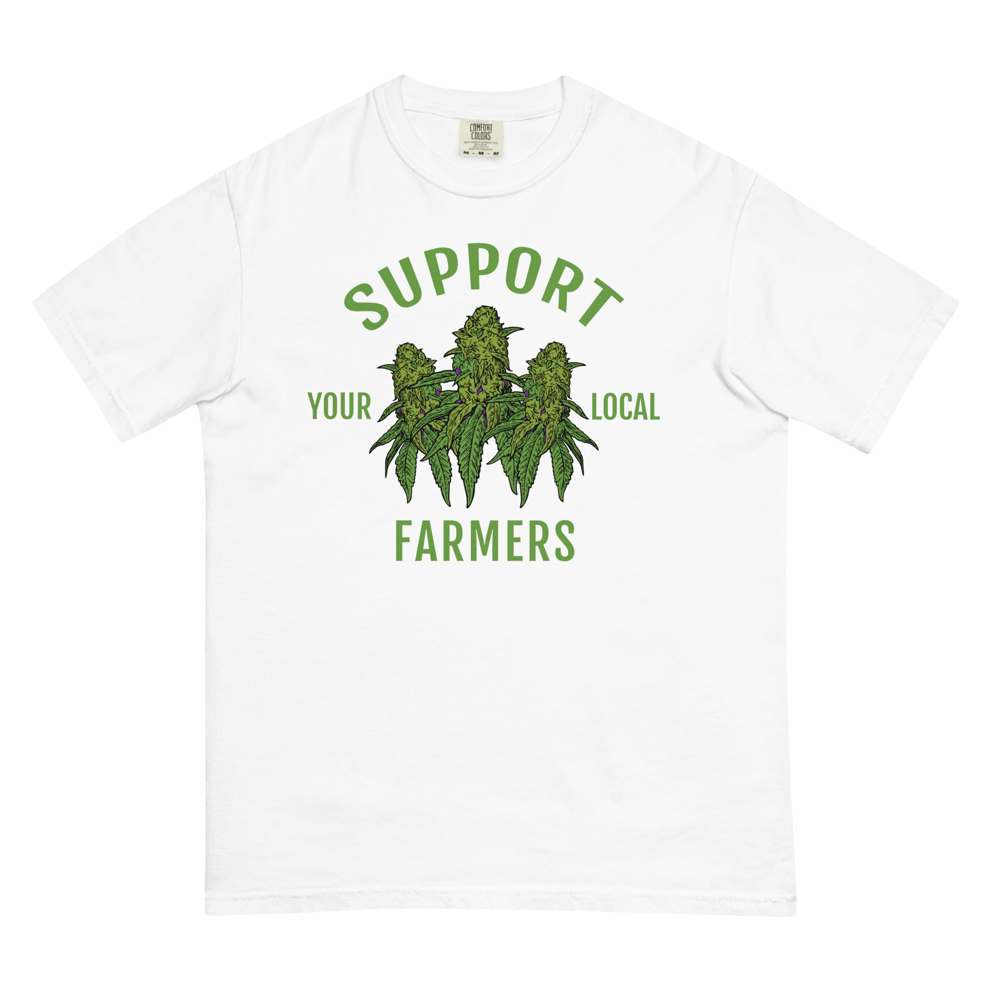"Support Your Local Farmers" Cannabis Buds T-Shirt – Magic Leaf Tees