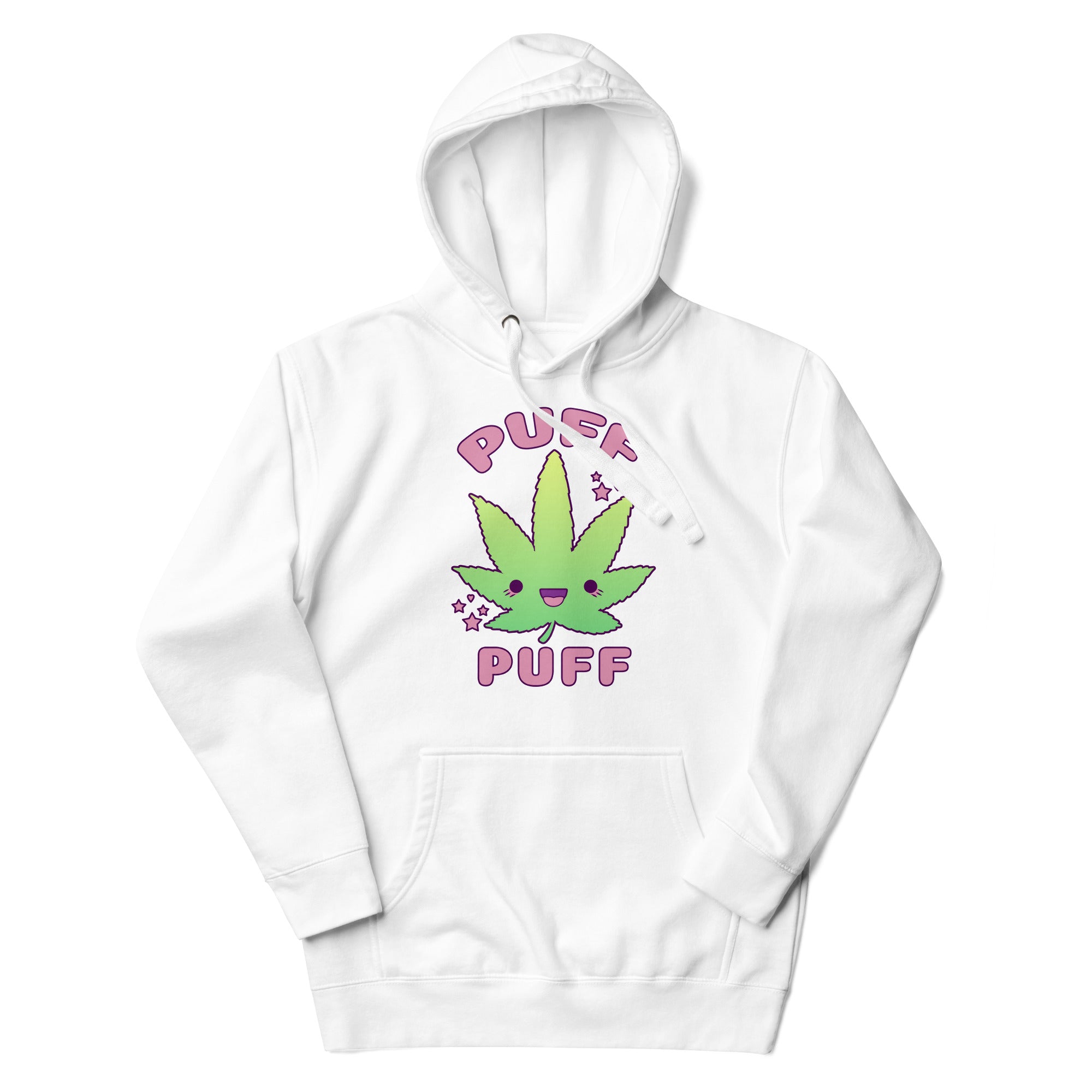 Cute Puff Puff Weed Leaf Unisex Hoodie - Magic Leaf Tees