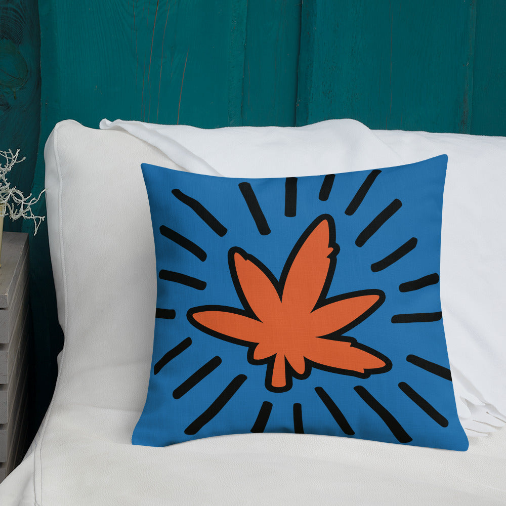 Radiant Pot Leaf Premium Pillow