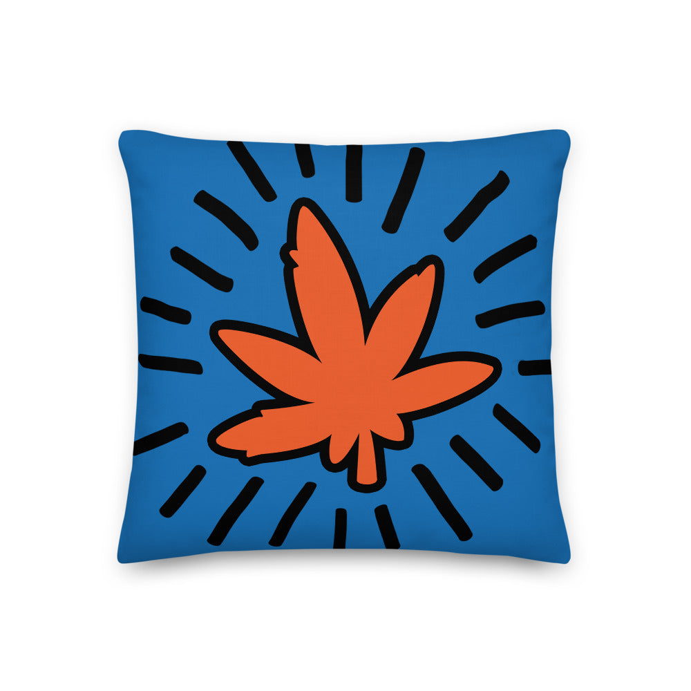 Radiant Pot Leaf Premium Pillow