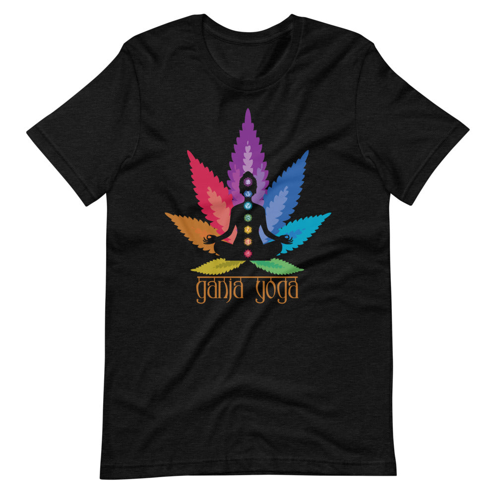 Chakras Premium Cotton White and Black Women Yoga T-shirt