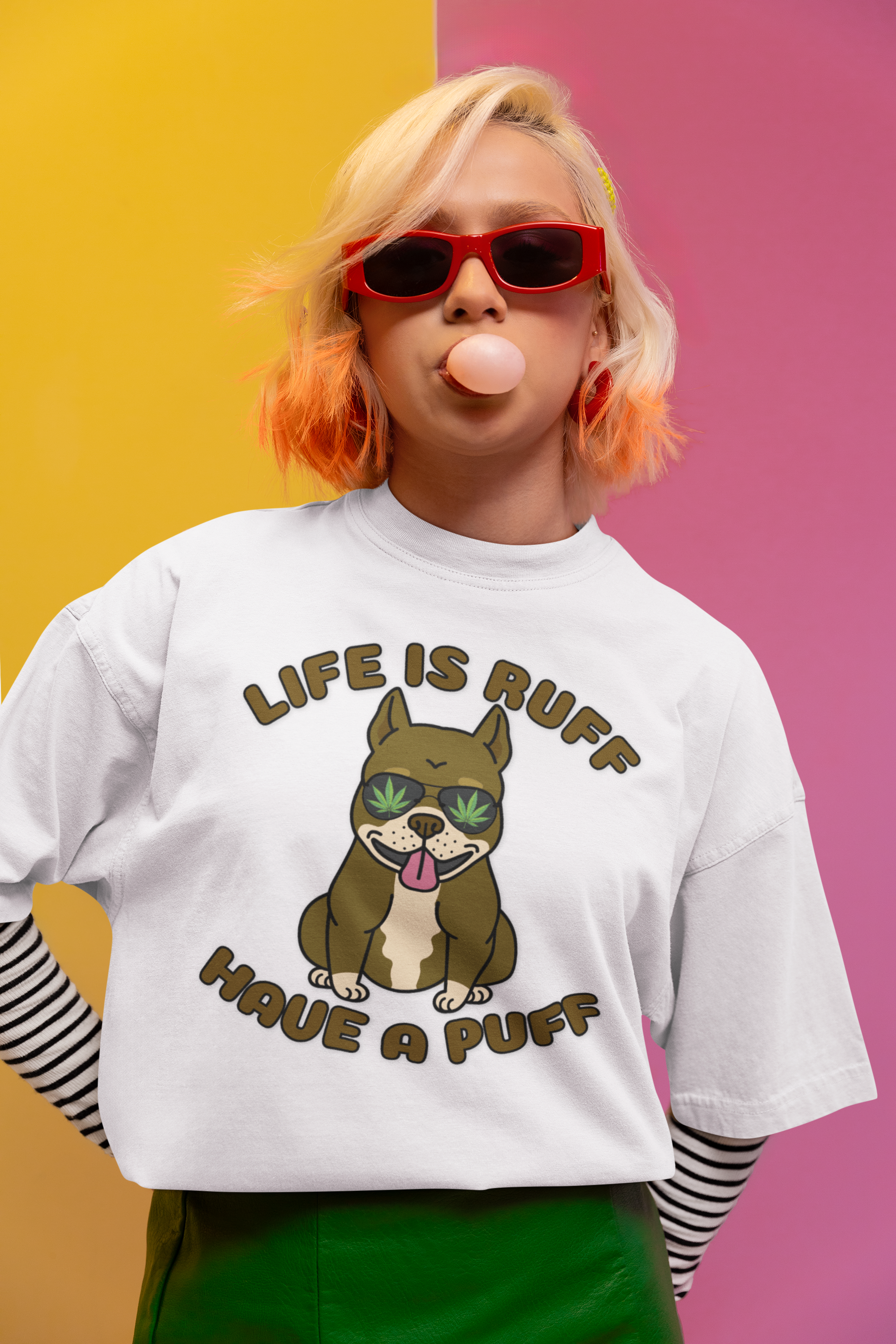 Life Is Ruff Have a Puff Weed Shirt