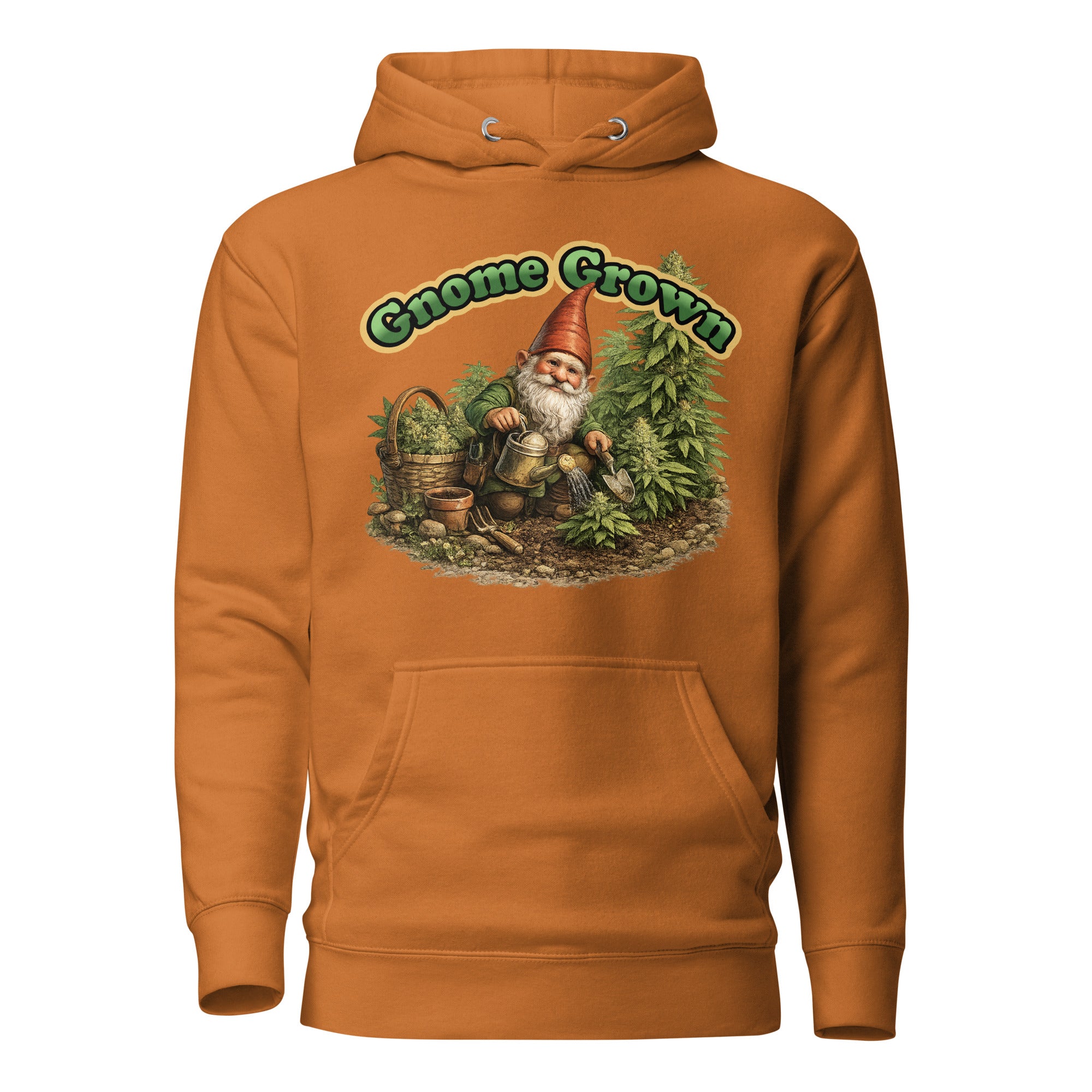 Gnome Grown Weed Hoodie – Funny Cannabis Garden Gnome Shirt | Magic Leaf Tees