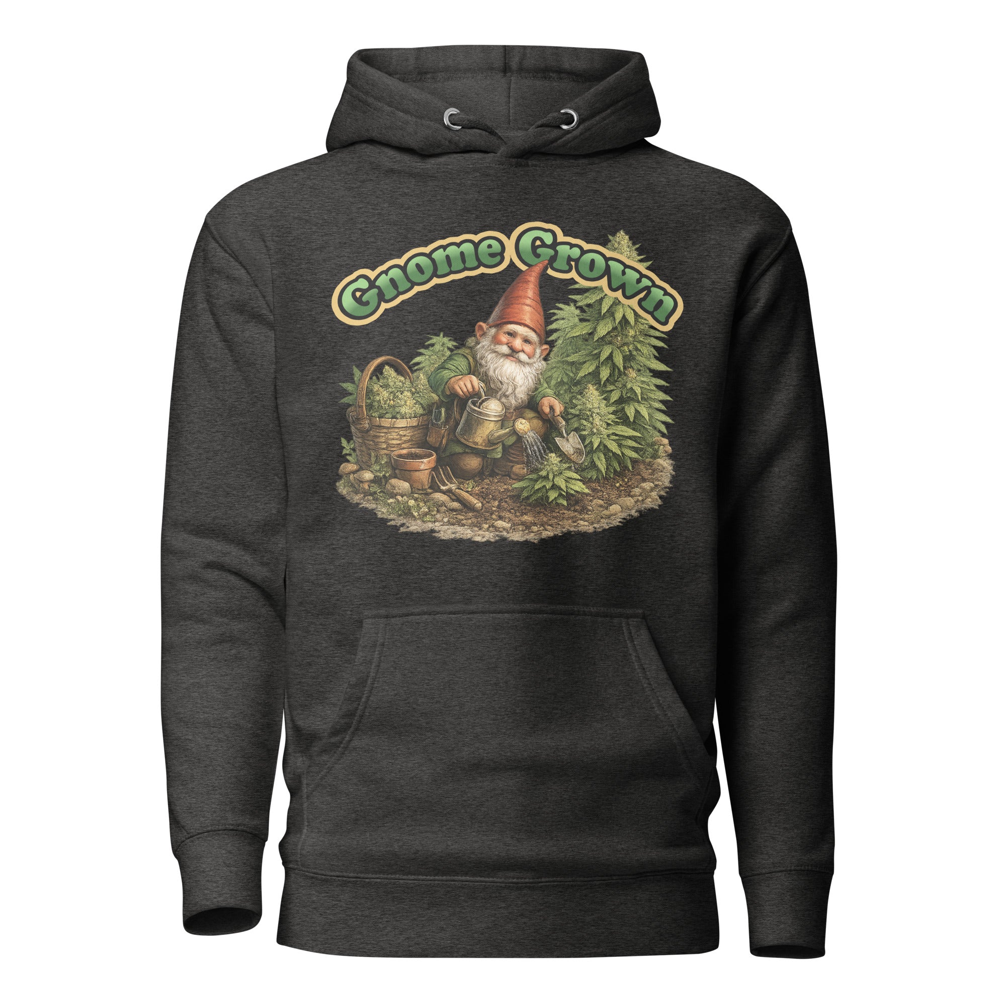 Gnome Grown Weed Hoodie – Funny Cannabis Garden Gnome Shirt | Magic Leaf Tees