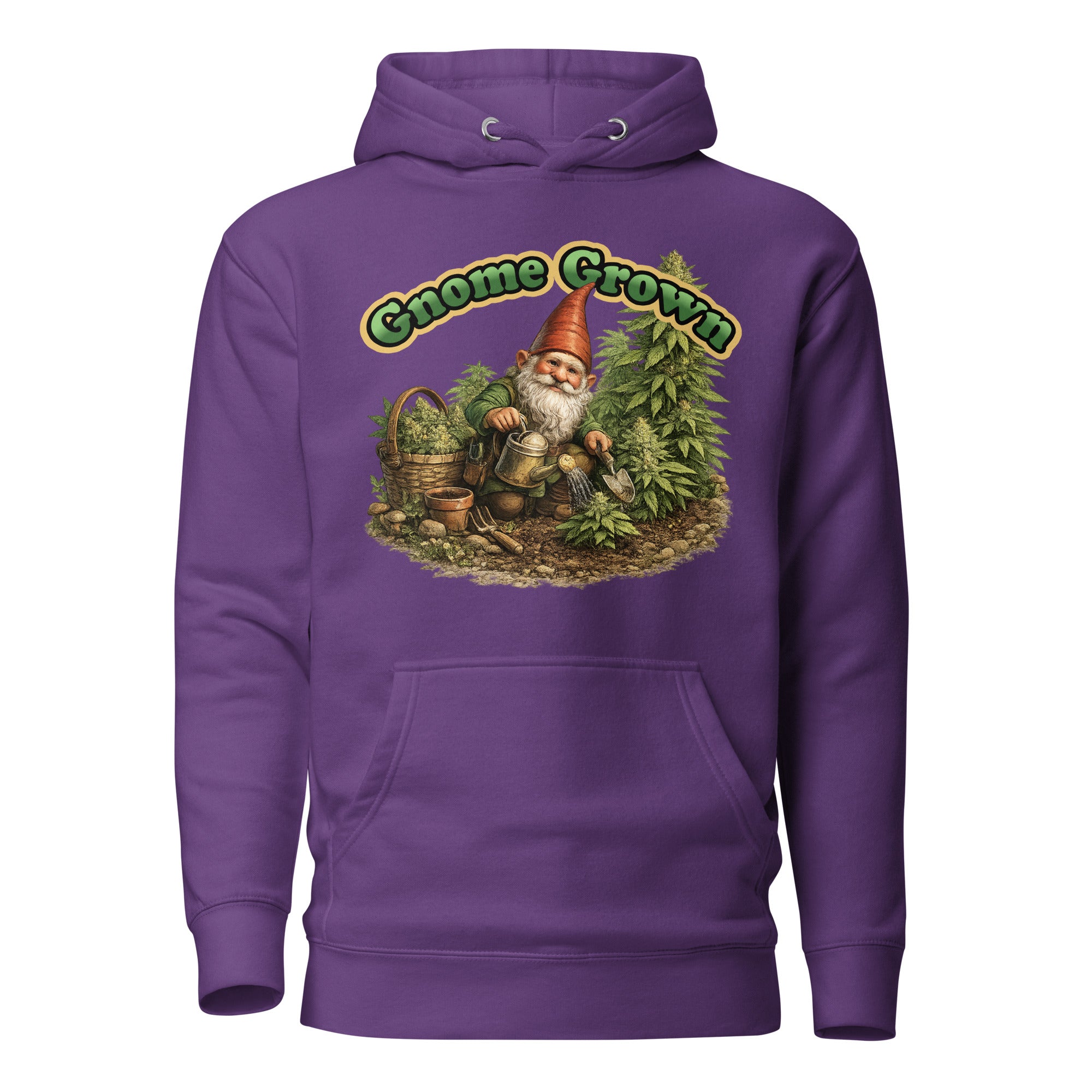 Gnome Grown Weed Hoodie – Funny Cannabis Garden Gnome Shirt | Magic Leaf Tees