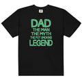 Dad The Pot Smoking Legend Garment-Dyed Weed T-Shirt | Magic Leaf Tees