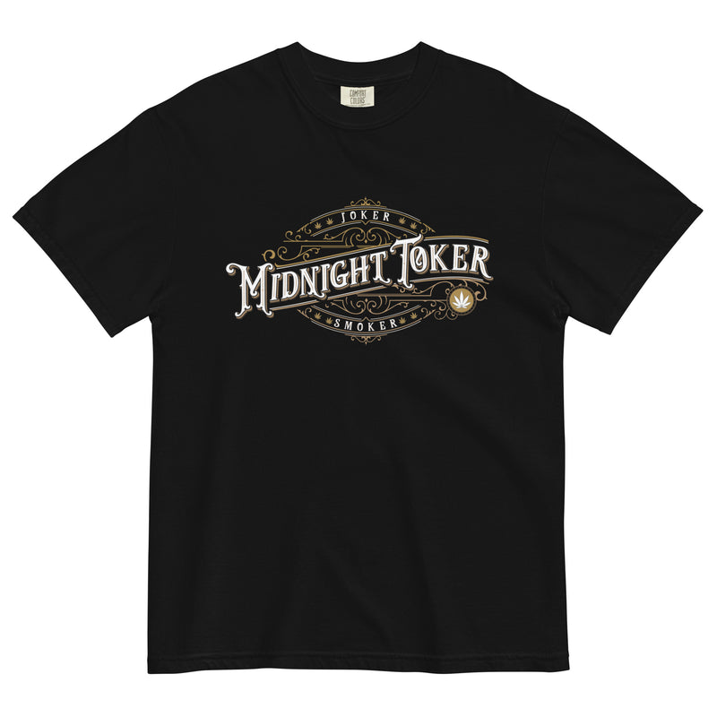 Joker Smoker Midnight Toker Garment-Dyed T-Shirt - Magic Leaf Tees