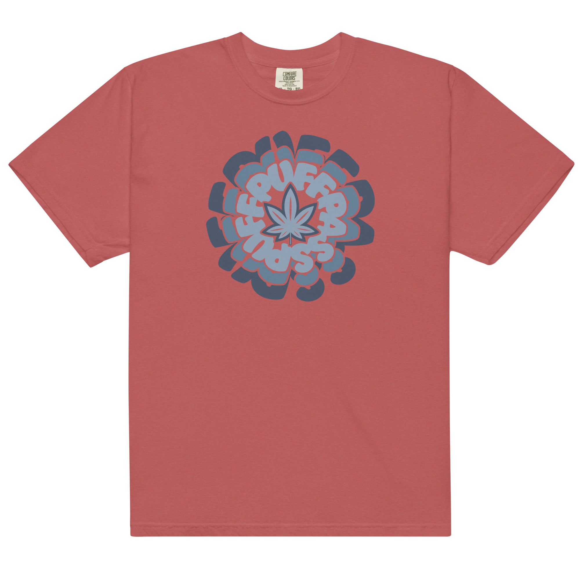 Puff Puff Pass Graphic Garment-Dyed Weed T-Shirt | Magic Leaf Tees