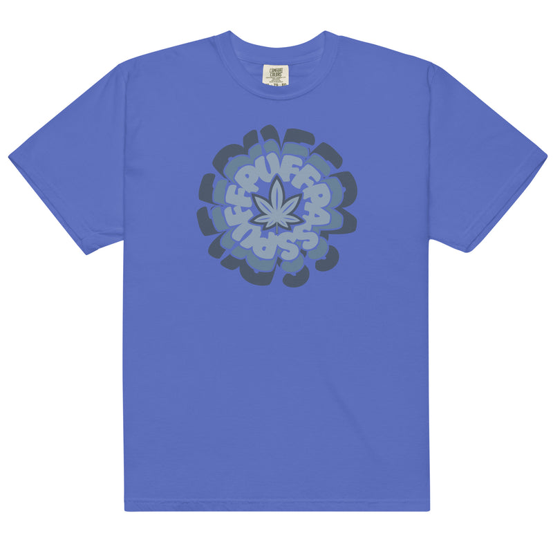 Puff Puff Pass Graphic Garment-Dyed Weed T-Shirt | Magic Leaf Tees