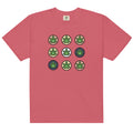 Dot Weed Leaves Graphic Garment-Dyed T-Shirt | Magic Leaf Tees