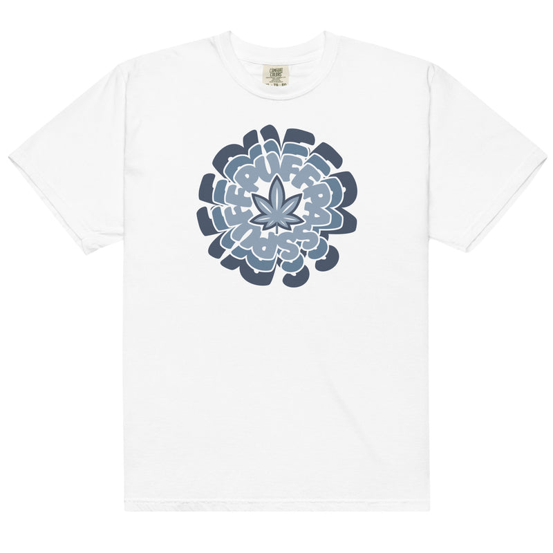 Puff Puff Pass Graphic Garment-Dyed Weed T-Shirt | Magic Leaf Tees