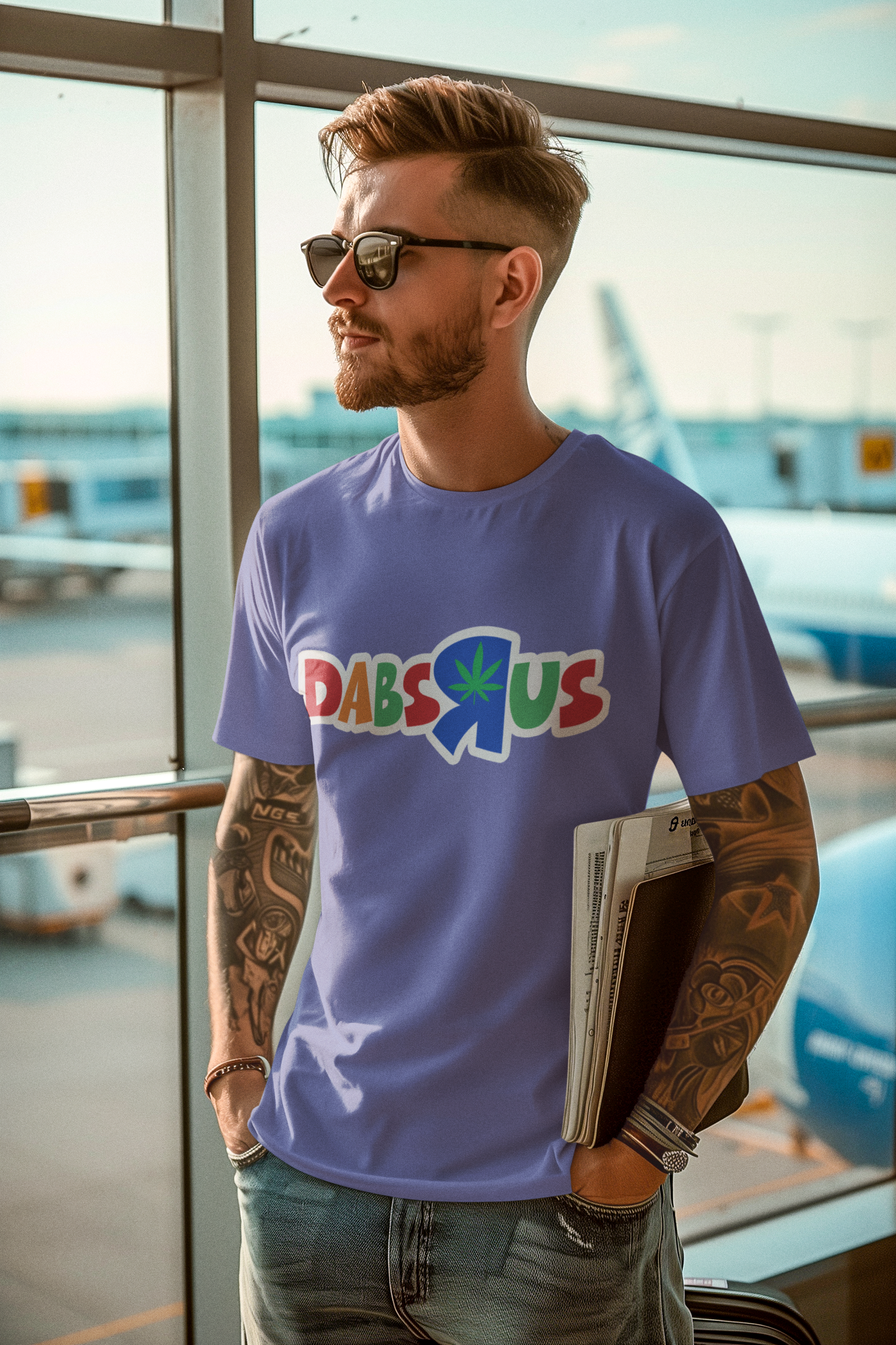 DabsRUs Cannabis Wax Logo T-Shirt: Elevate Your Weed Style!