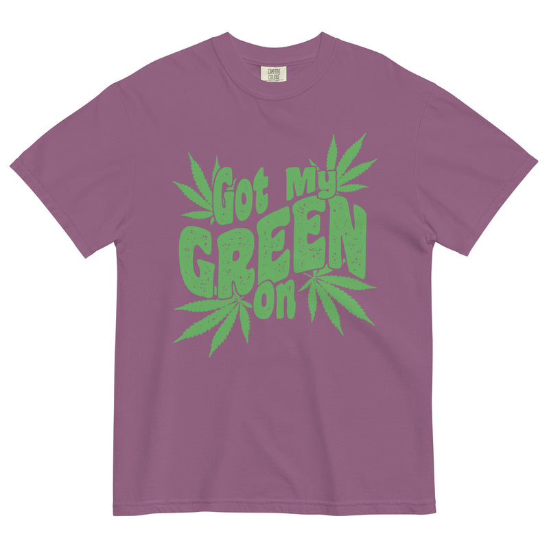 I Got My Green On Tee | St. Patrick's Day Weed Shirt | Herbal Celebration Fashion | Magic Leaf Tees