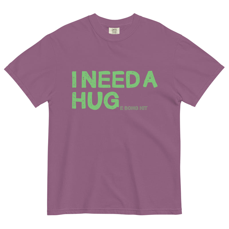 I Need a Huge Bong Hit: Witty Weed-Inspired Tee for the High Humor Enthusiast! - Magic Leaf Tees