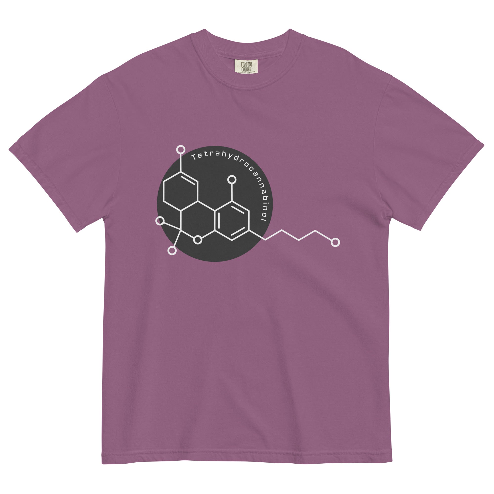 Abstract THC Molecule Cannabis T-Shirt: Stylish Weed Apparel | Magic Leaf Tees