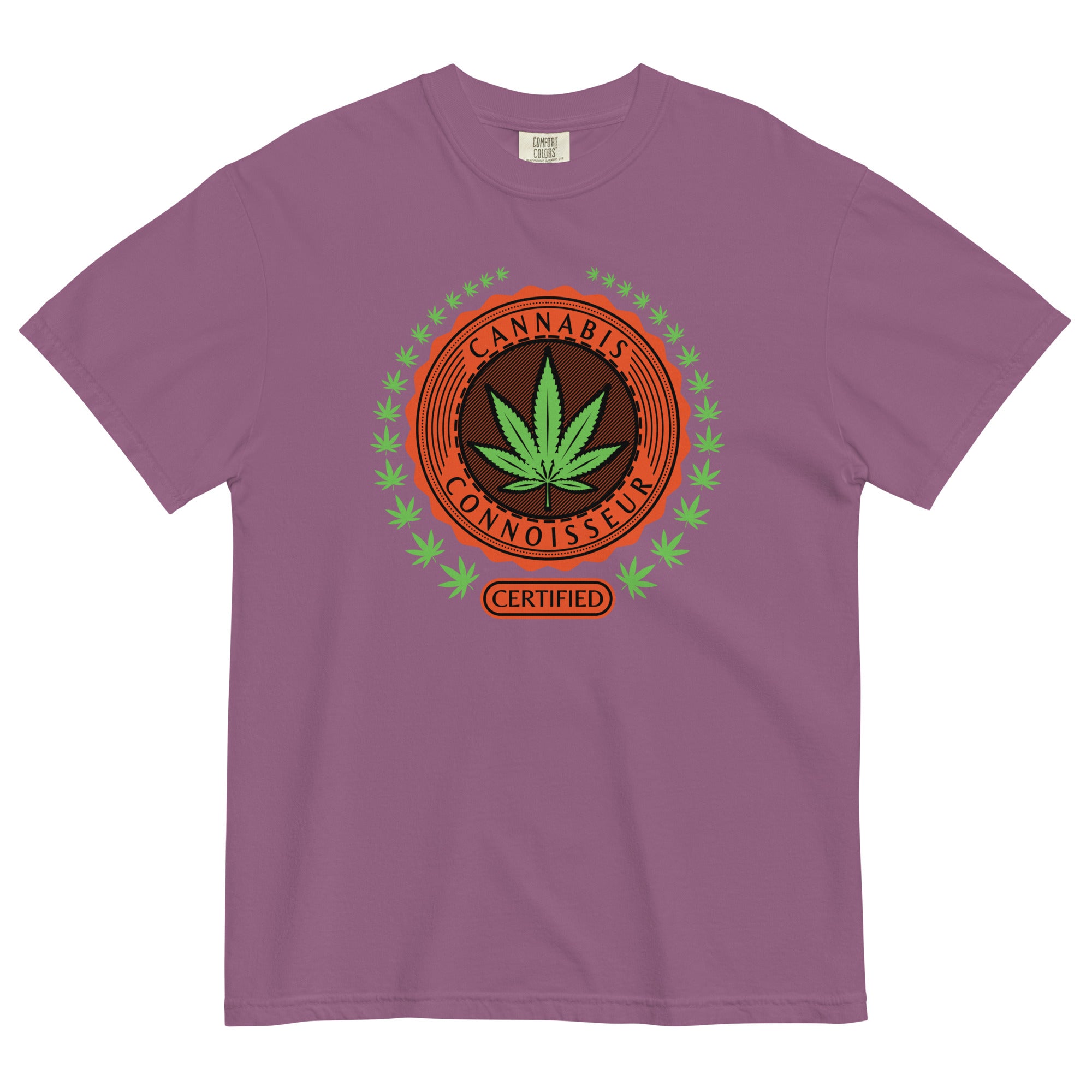 Certified Cannabis Connoisseur Badge T-Shirt: Elevate Your Weed Clothi
