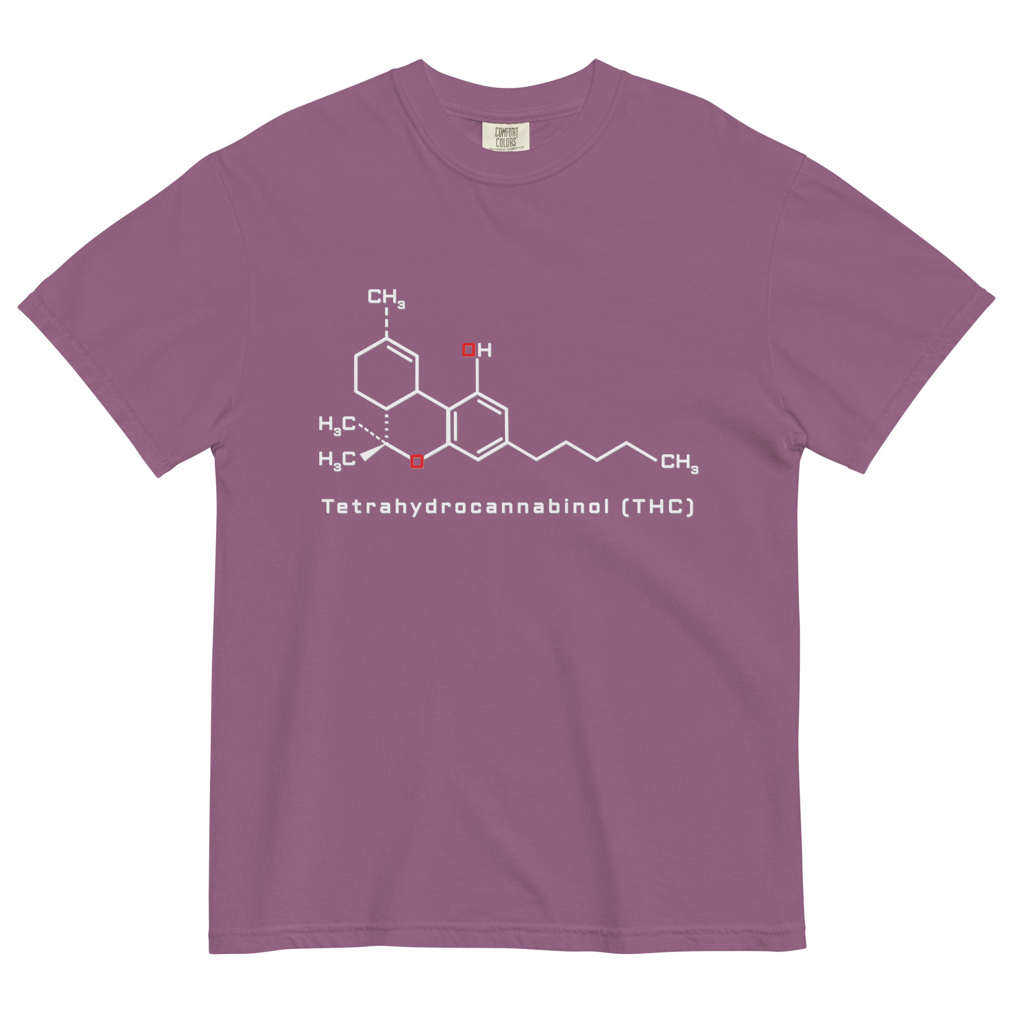 Stylish THC Molecule T-Shirt: Perfect Tee for Cannabis and Chemistry Enthusiasts! | Magic Leaf Tees