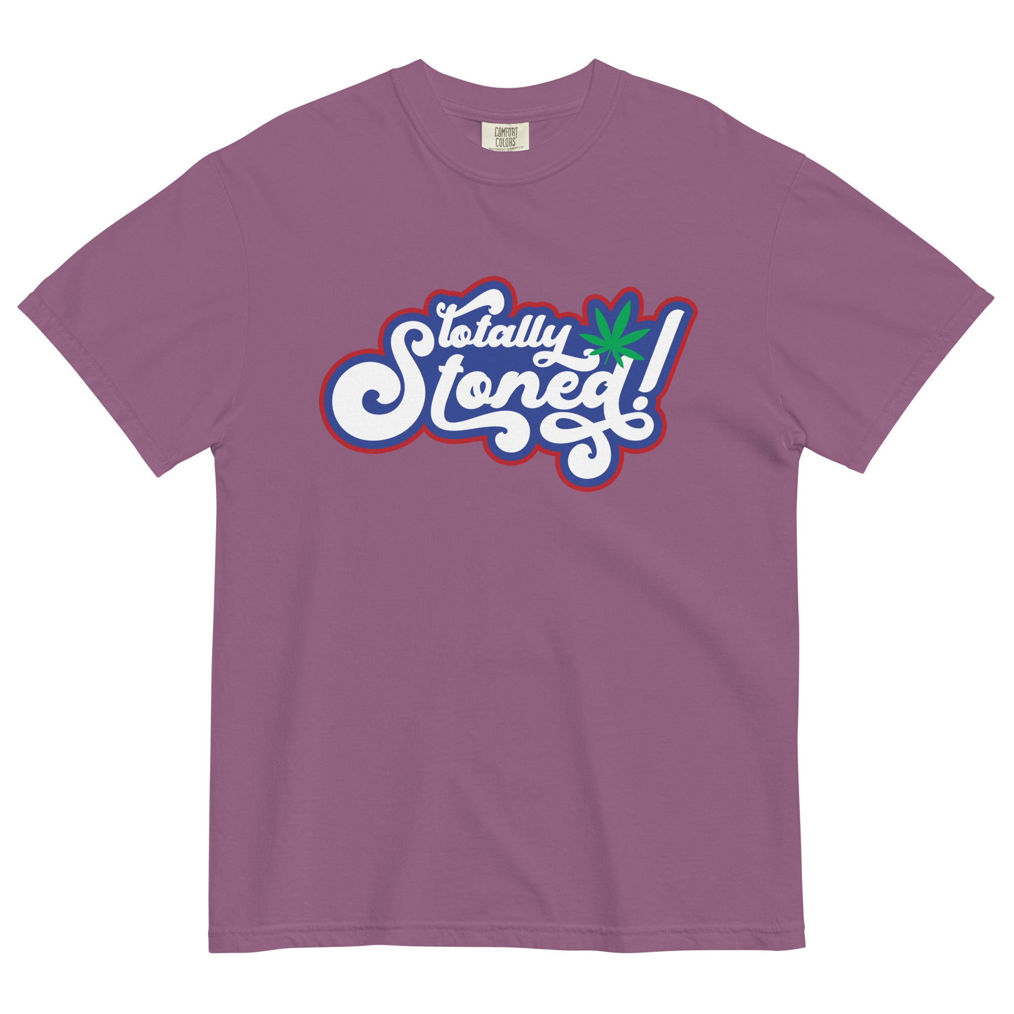 Totally Stoned Retro-Style Cannabis T-Shirt - Vintage Weed Apparel for Trendsetters | Magic Leaf Tees