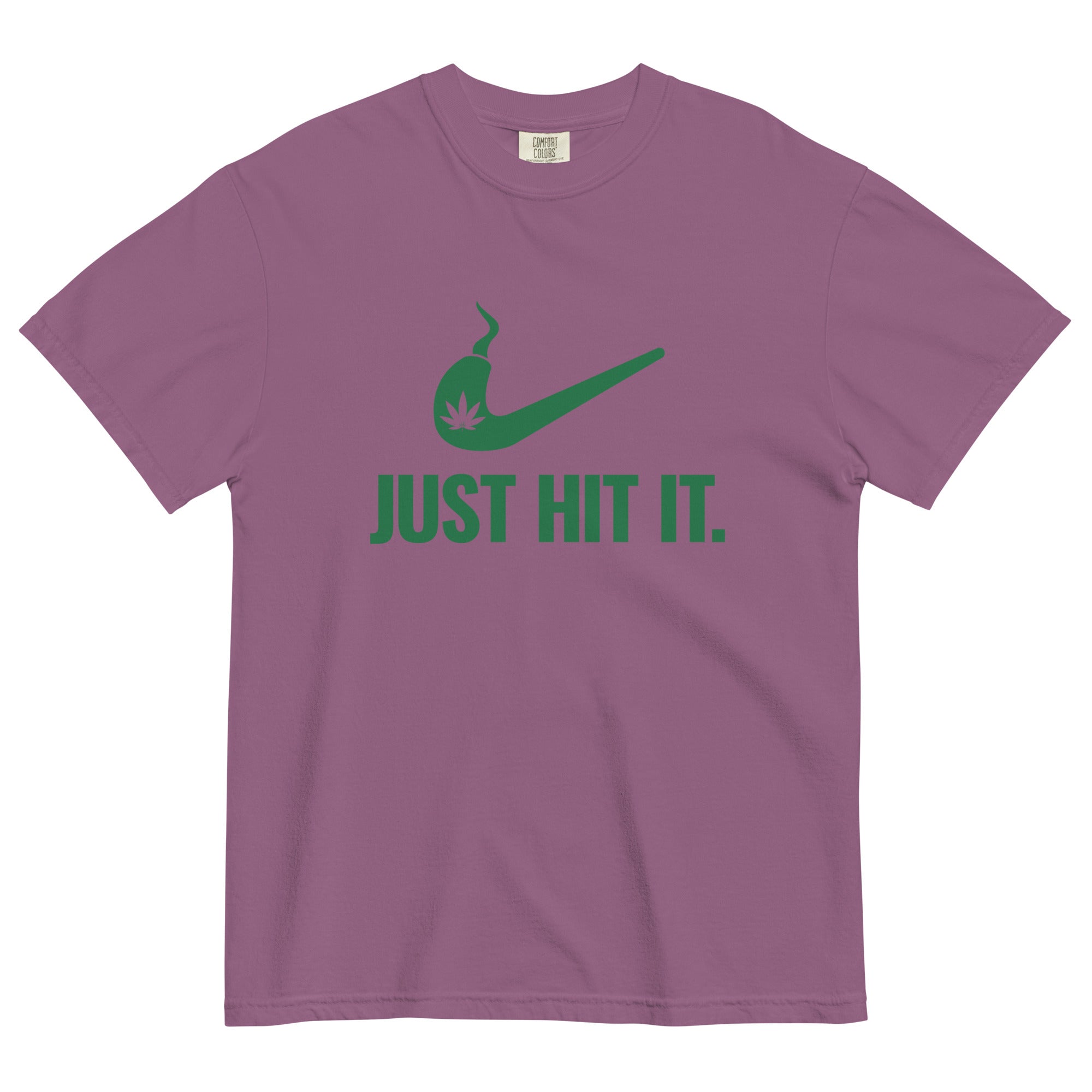 "Just Hit It" Funny Marijuana Logo T-Shirt – Magic Leaf Tees