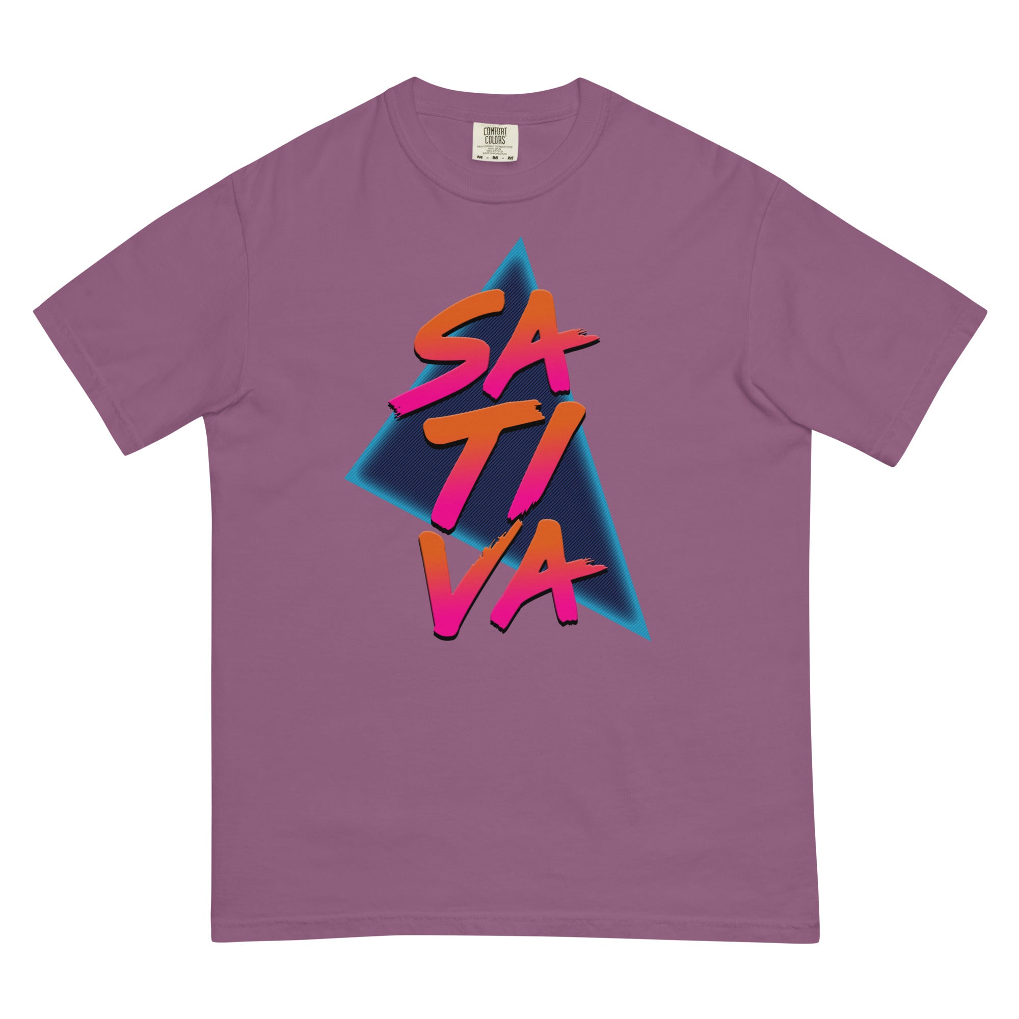 Retro 80’s Sativa T-Shirt – Vibrant Weed Apparel | Magic Leaf Tees