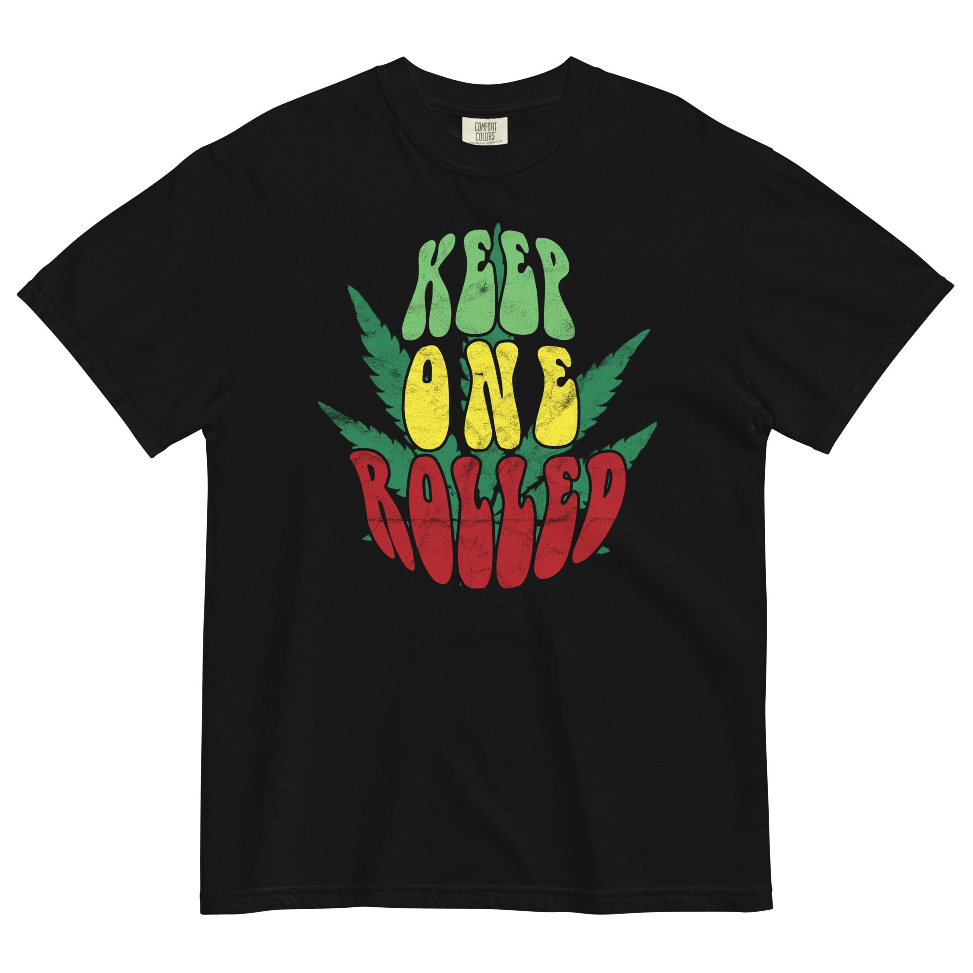 Keep One Rolled Tee | Cannabis-Inspired Shirt | Weed Enthusiast Apparel | Magic Leaf Tees